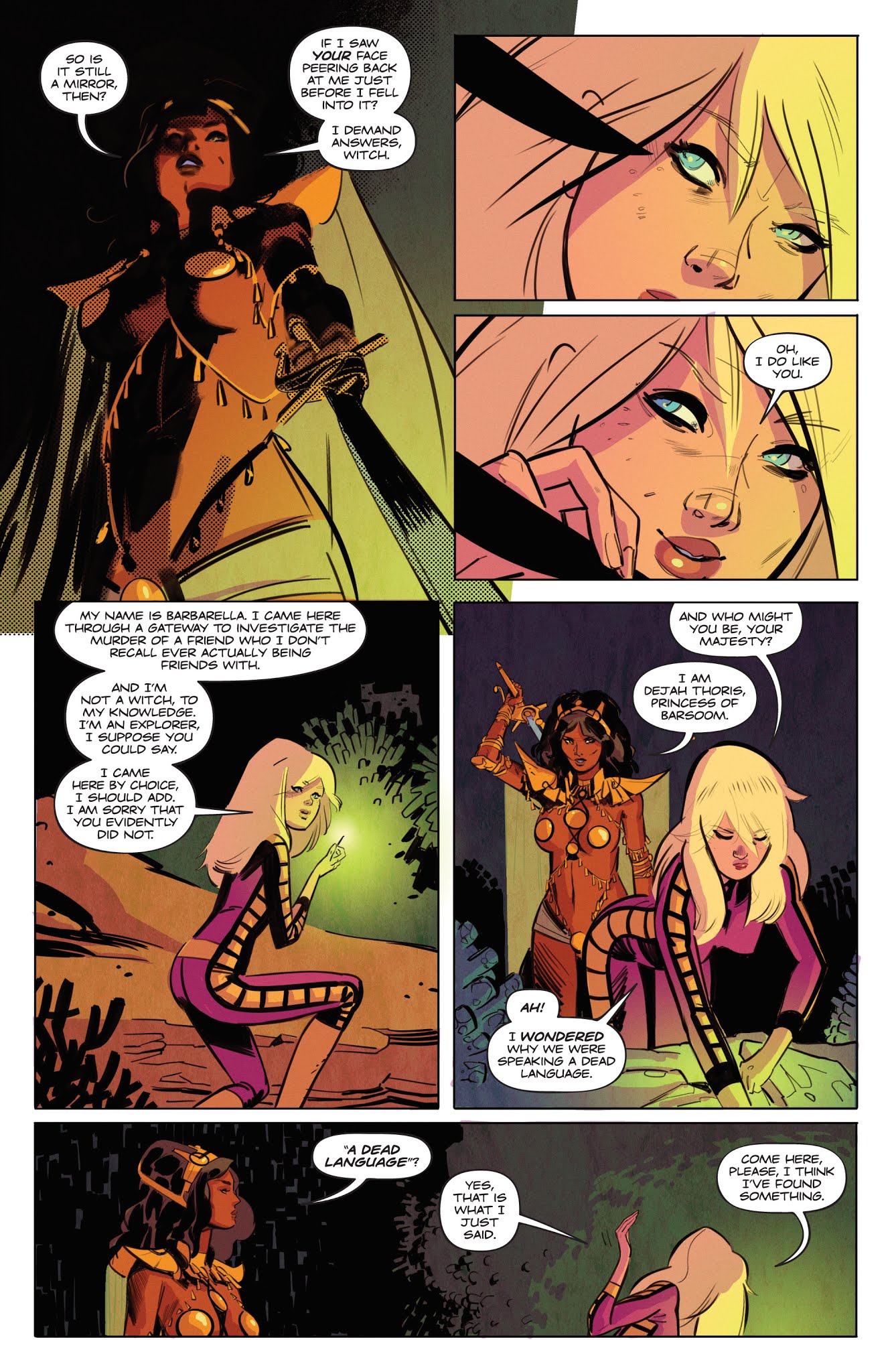 Read online Barbarella/Dejah Thoris comic -  Issue #1 - 23