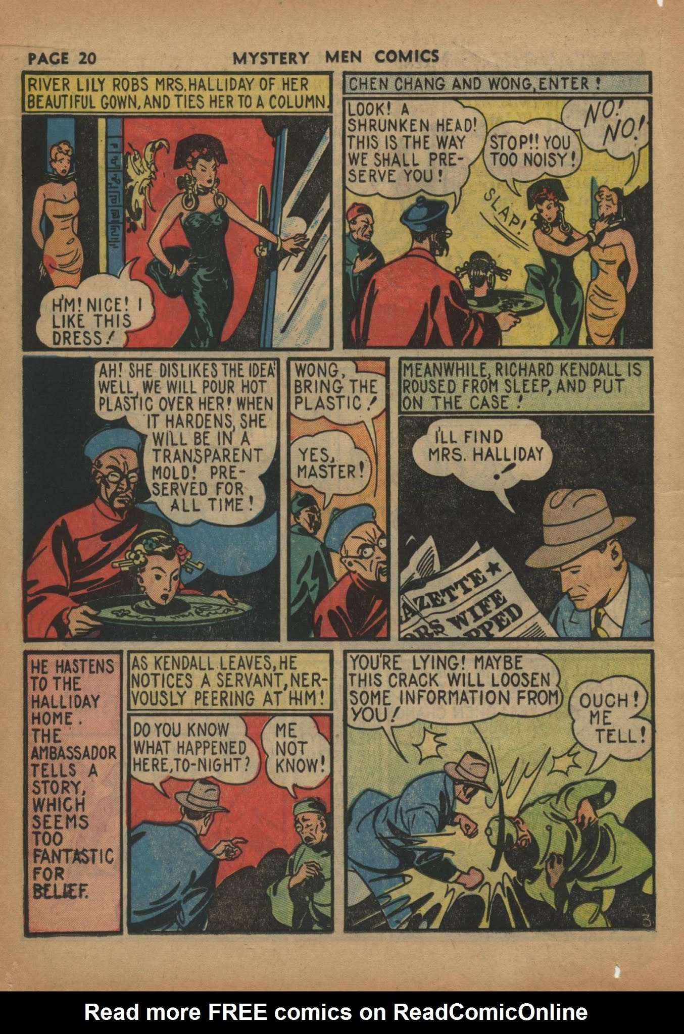 Read online Mystery Men Comics comic -  Issue #5 - 22