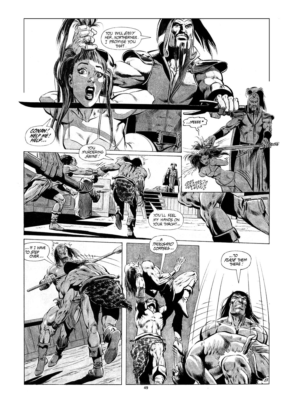 The Savage Sword Of Conan issue 149 - Page 49