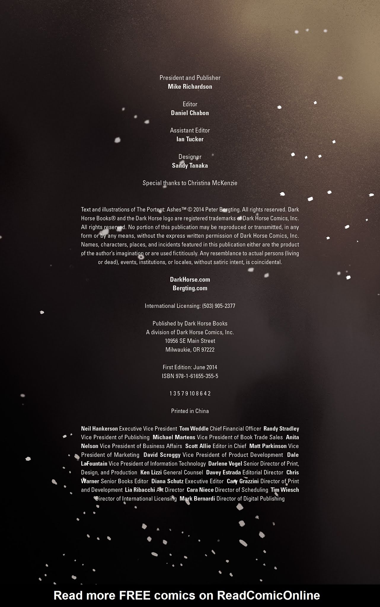 Read online The Portent: Ashes comic -  Issue # TPB - 5