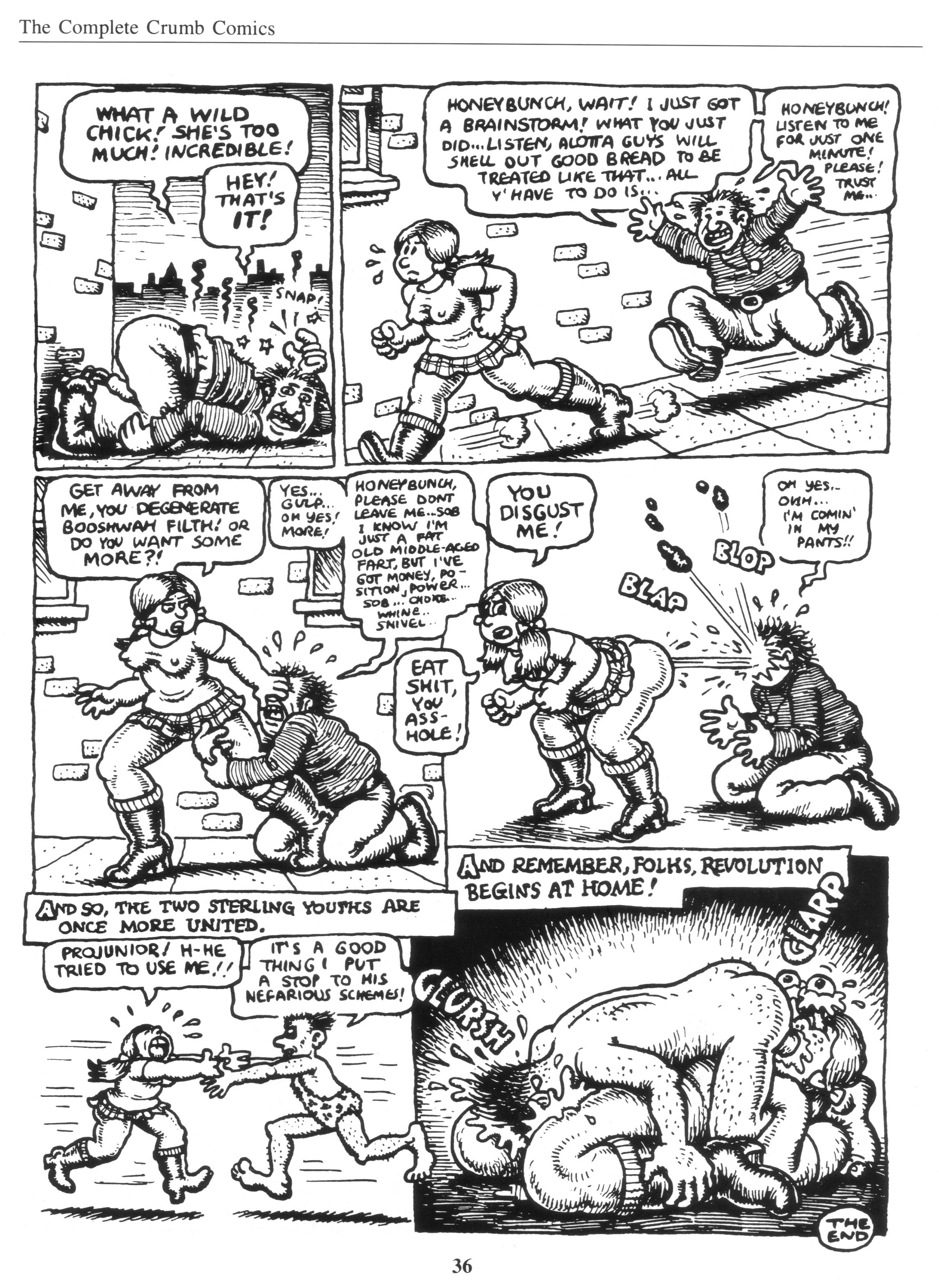 Read online The Complete Crumb Comics comic -  Issue # TPB 7 - 44