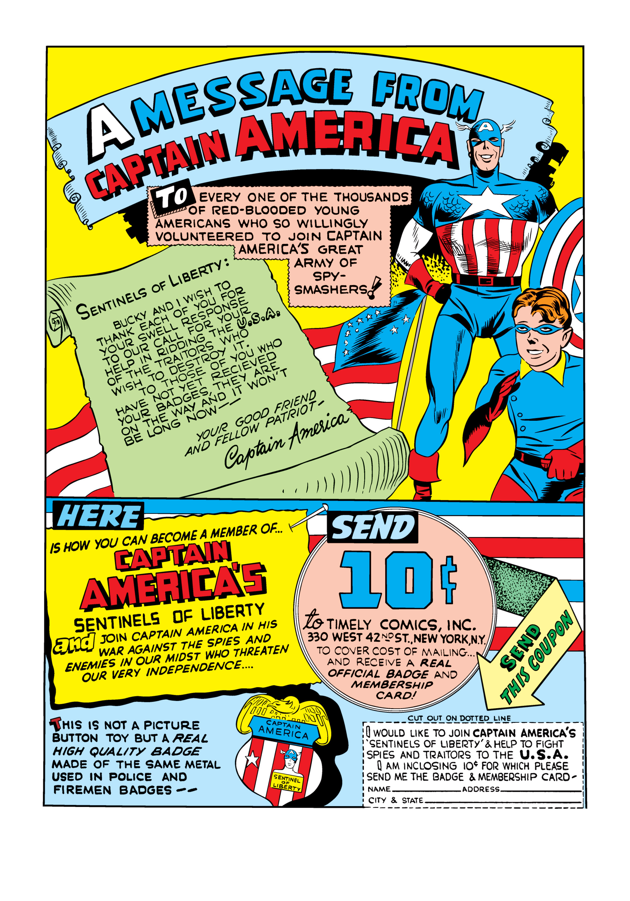 Read online Marvel Masterworks: Golden Age Captain America comic -  Issue # TPB 1 (Part 1) - 93