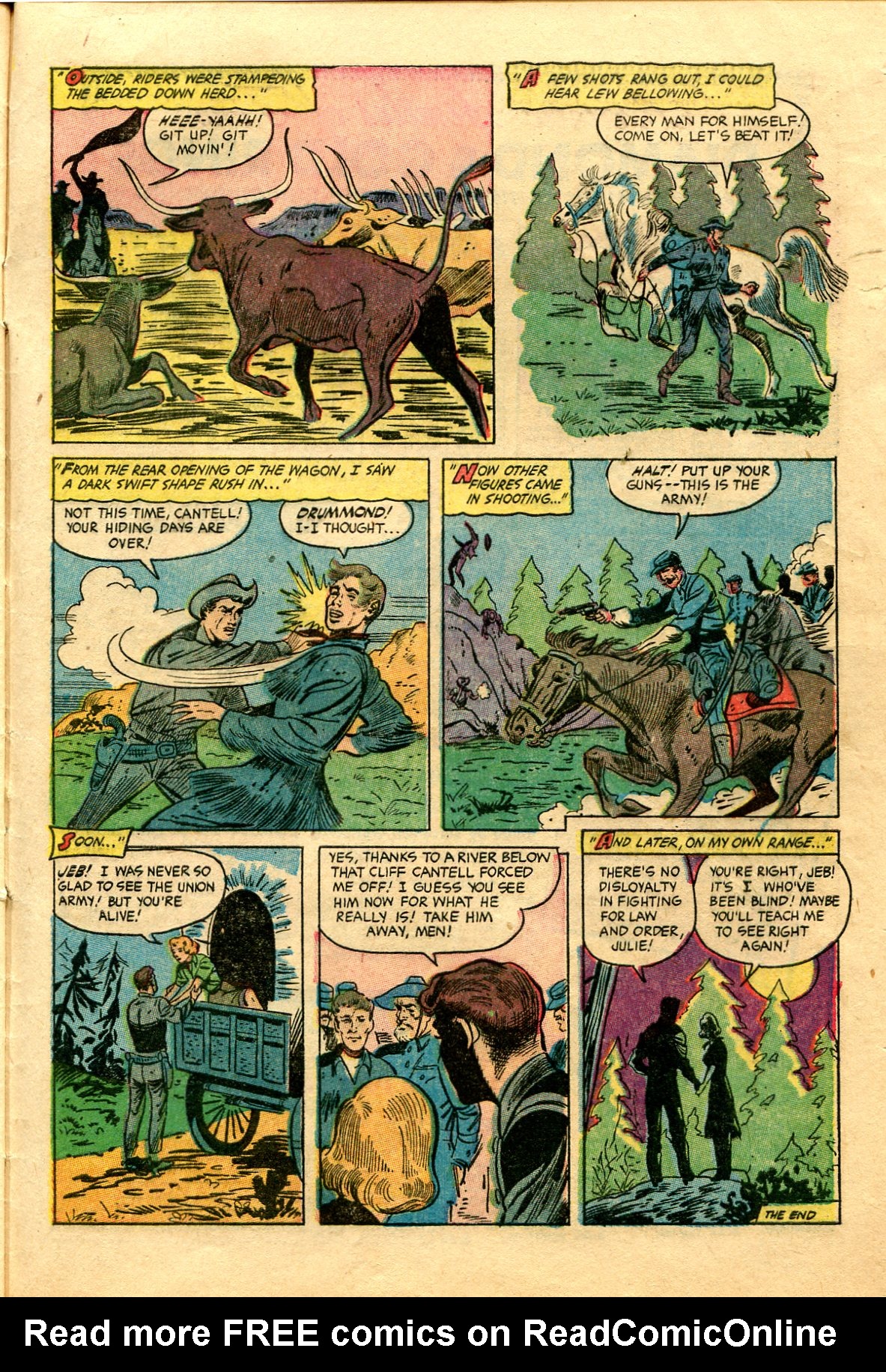 Read online Cowgirl Romances (1950) comic -  Issue #12 - 33