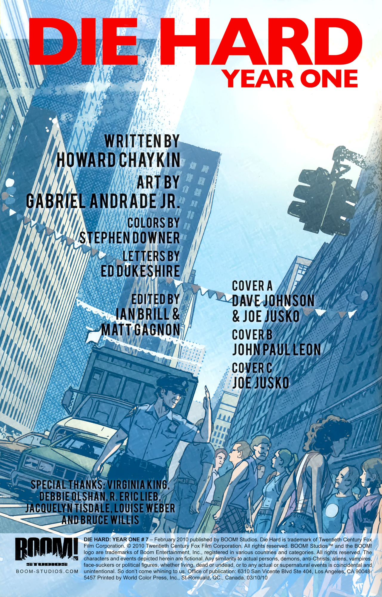 Read online Die Hard: Year One comic -  Issue #7 - 3