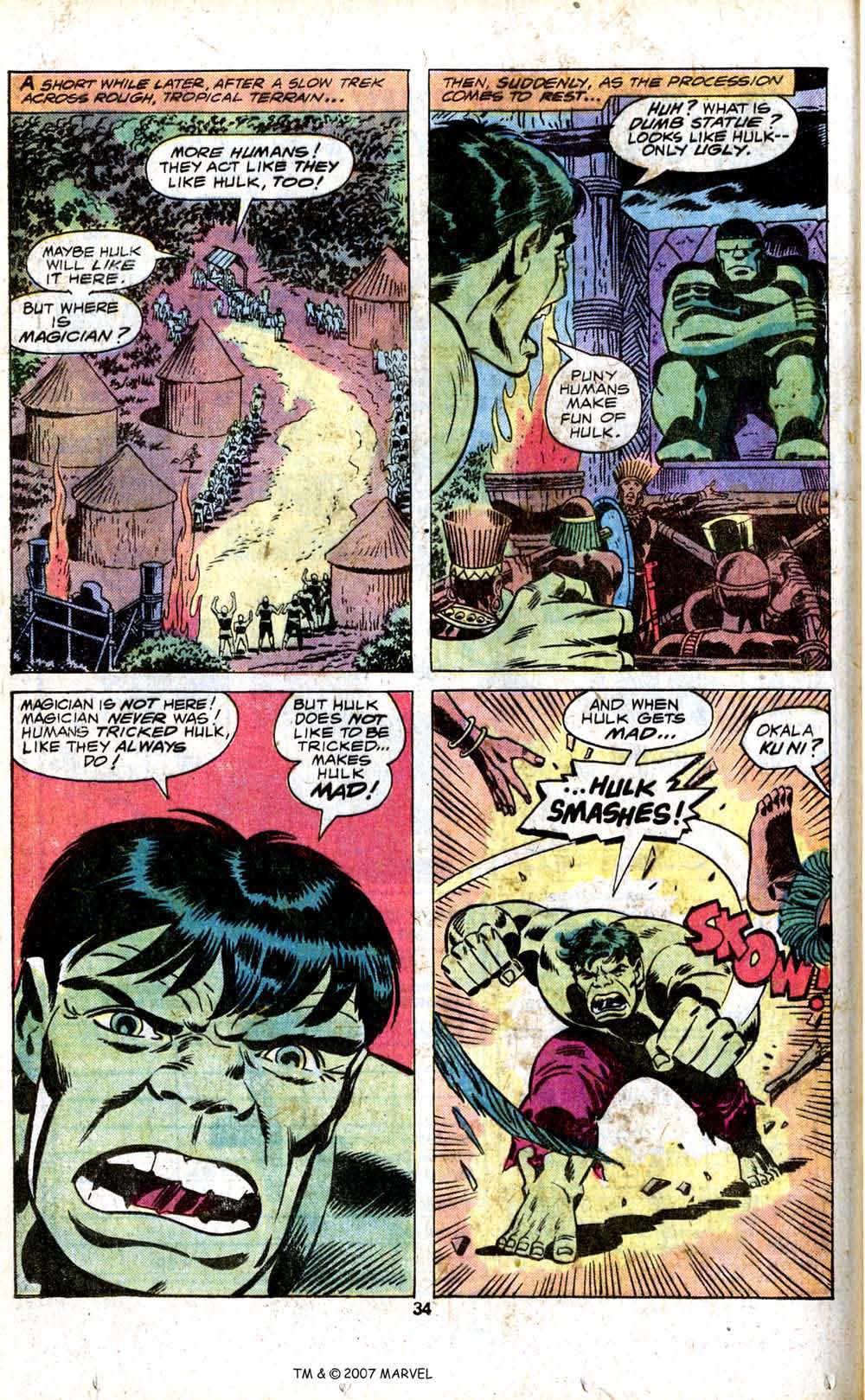 Read online The Incredible Hulk (1968) comic -  Issue # _Annual 1977 - 36