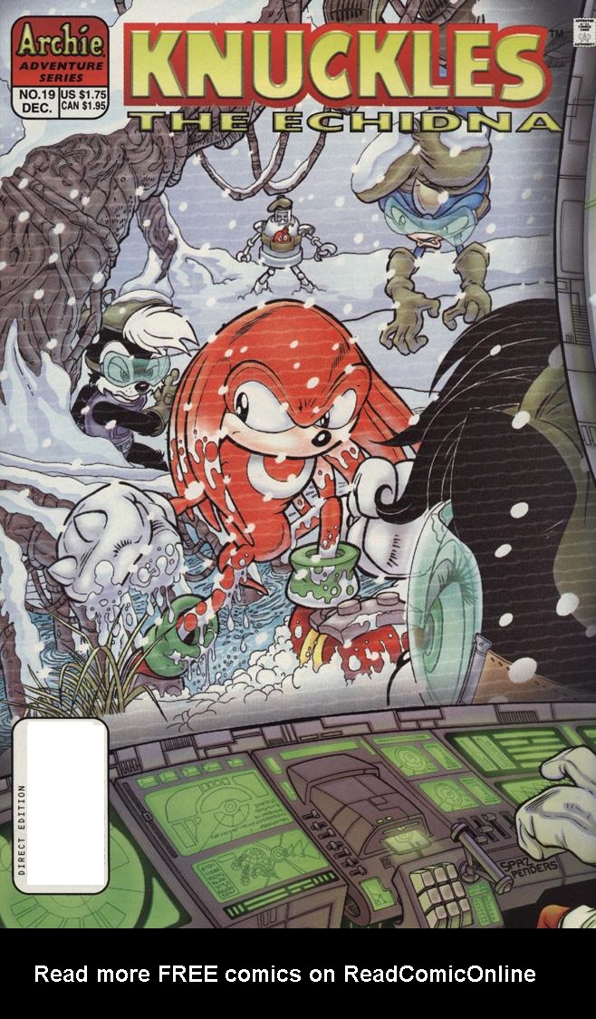 Read online Knuckles the Echidna comic -  Issue #19 - 1