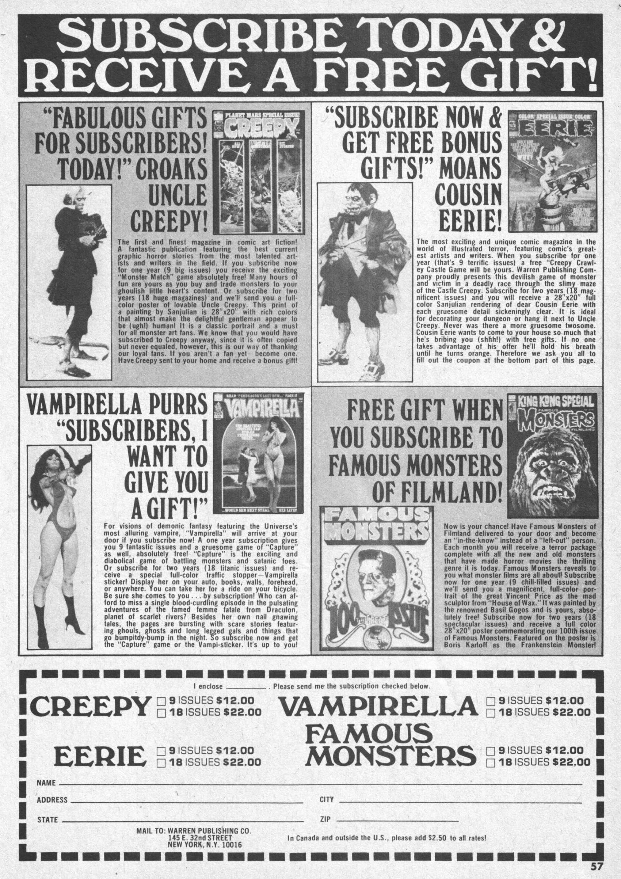Read online Vampirella (1969) comic -  Issue #59 - 57