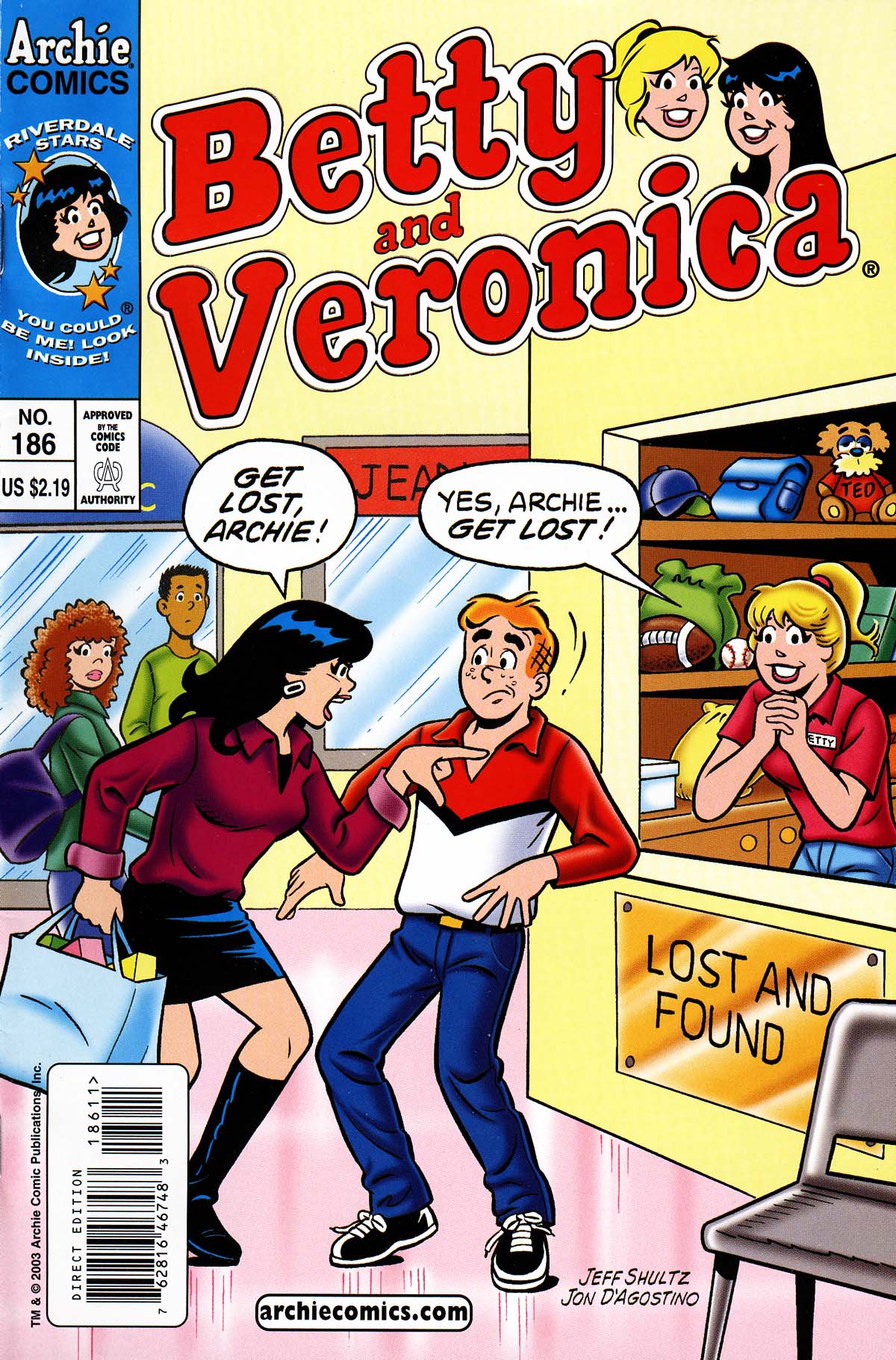 Read online Betty and Veronica (1987) comic -  Issue #186 - 1