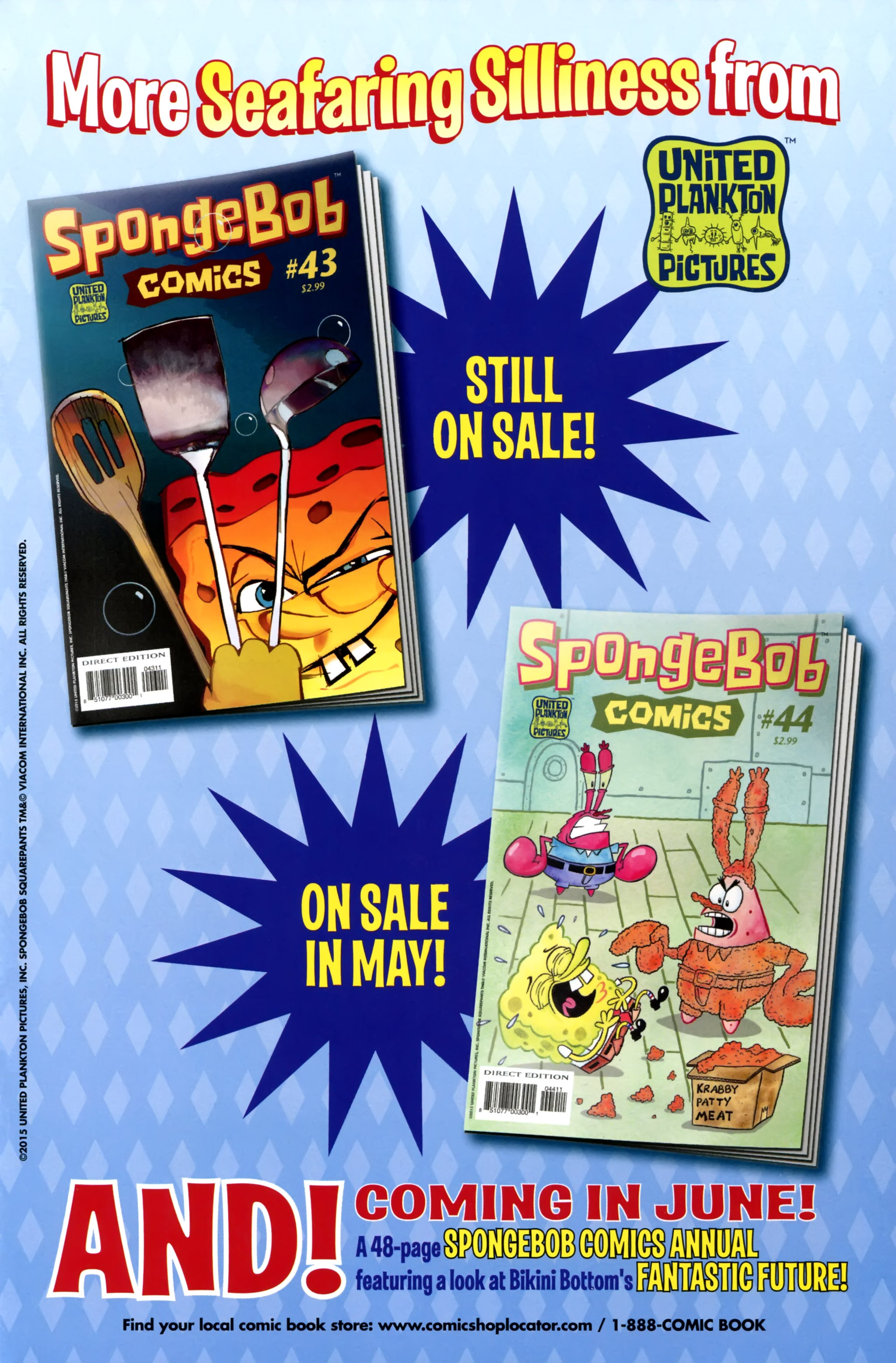 Read online Free Comic Book Day 2015 comic -  Issue # SpongeBob Freestyle Funnies 2015 - 31