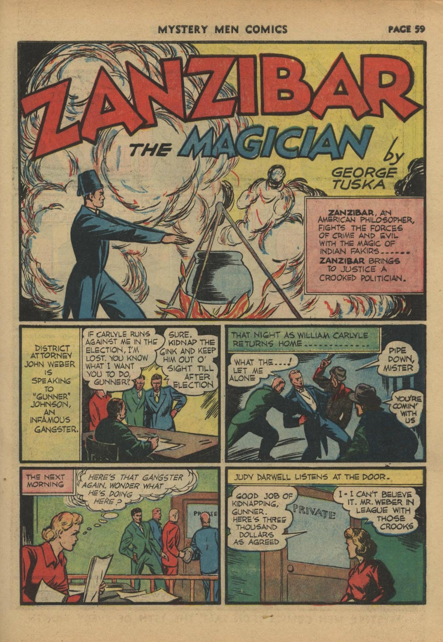 Read online Mystery Men Comics comic -  Issue #17 - 61