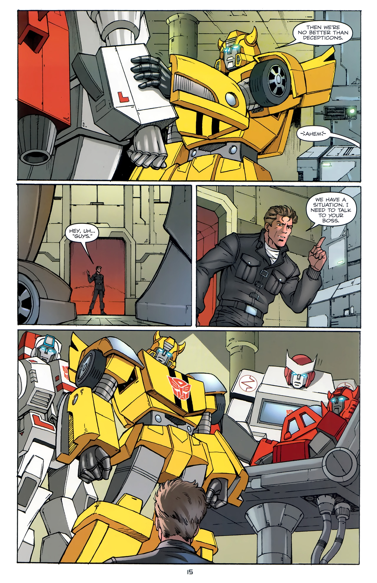 Read online The Transformers (2009) comic -  Issue #9 - 18