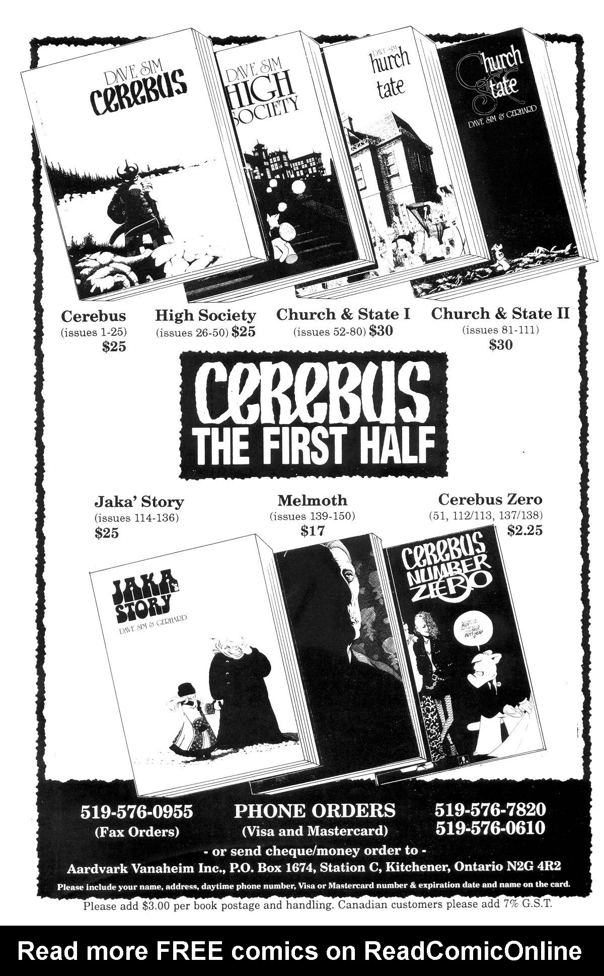 Read online Cerebus comic -  Issue #224 - 27