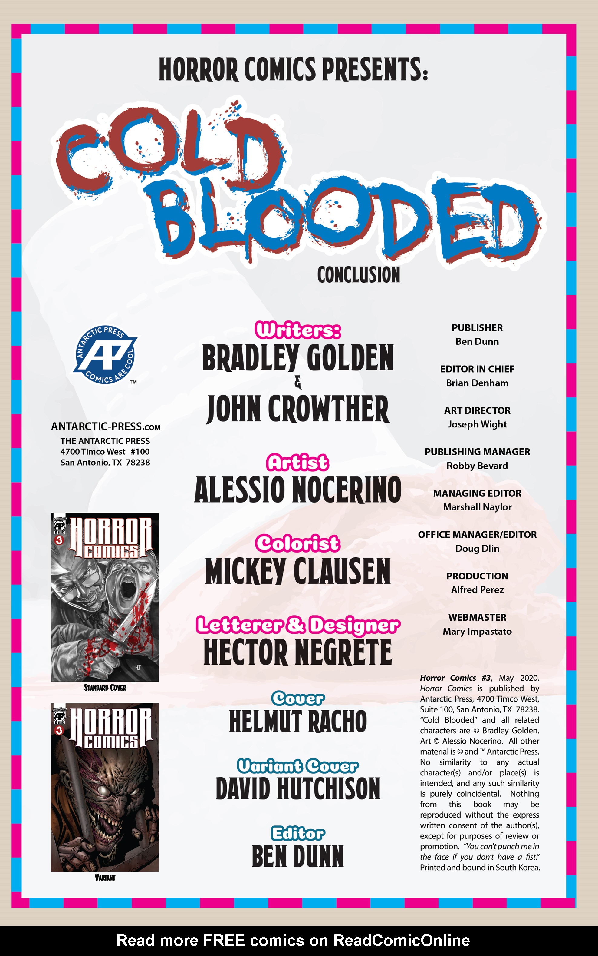 Read online Horror Comics comic -  Issue #3 - 2