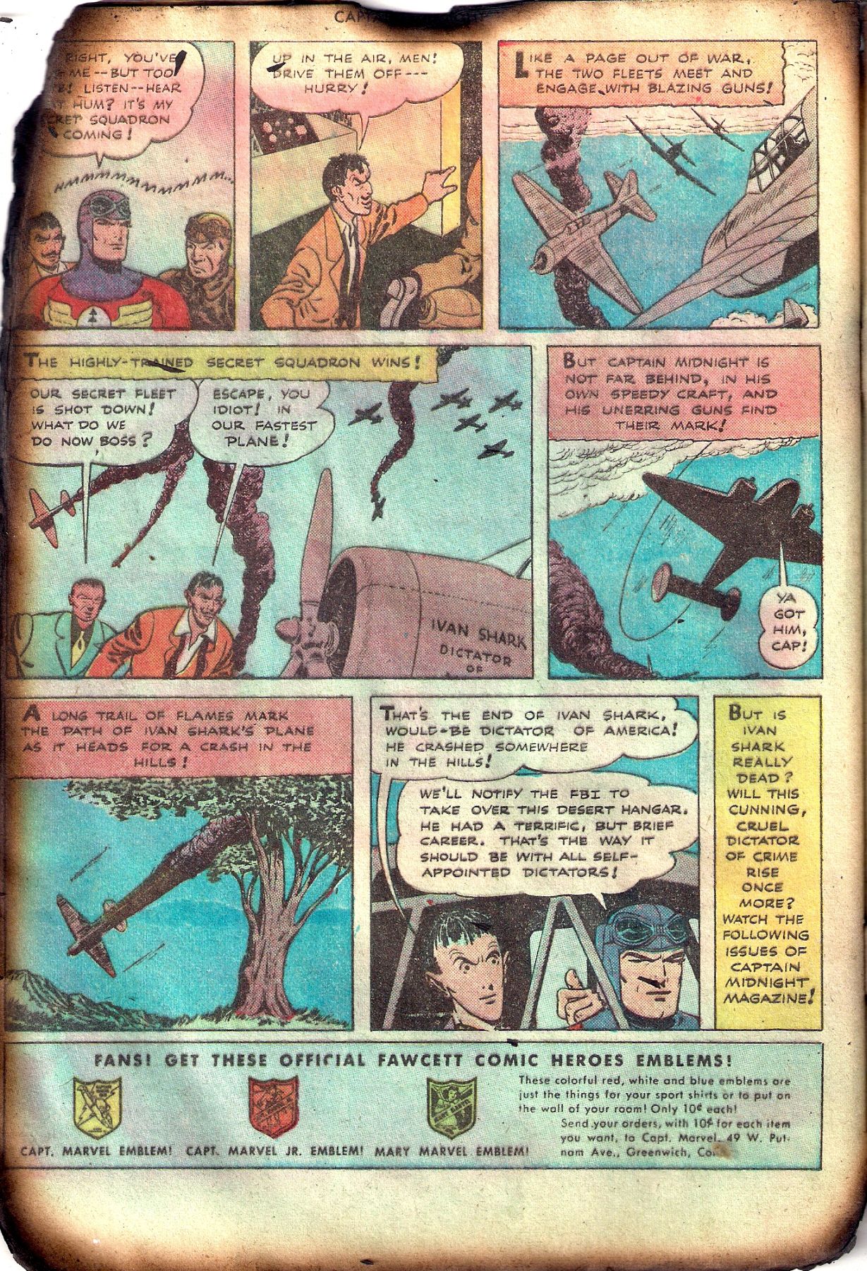 Read online Captain Midnight (1942) comic -  Issue #33 - 32