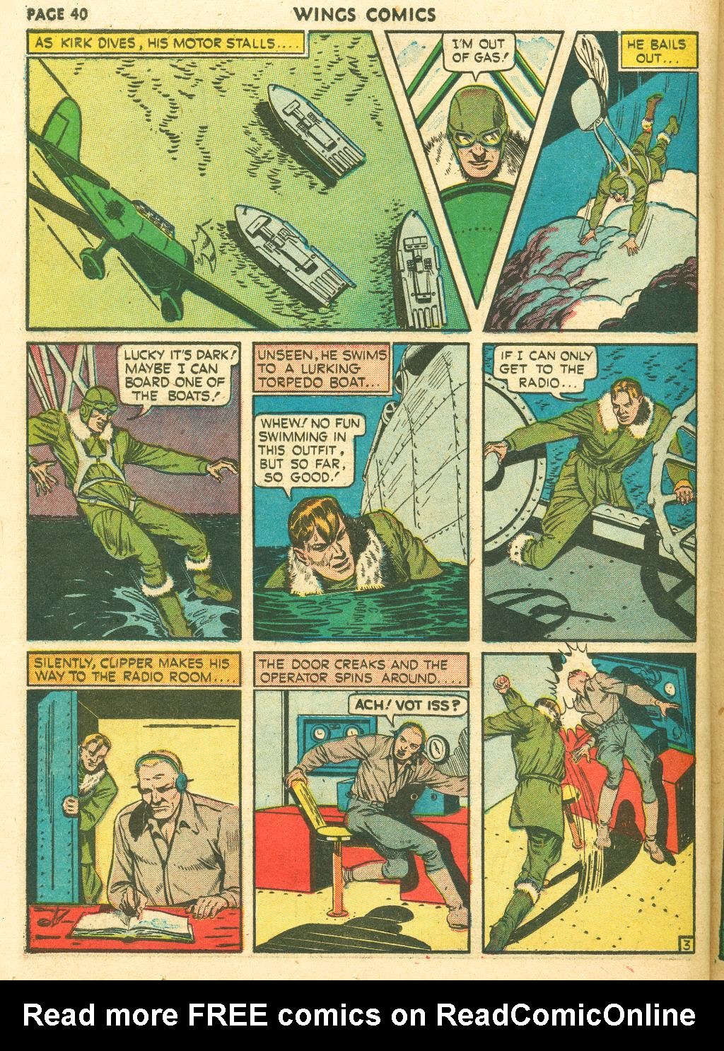 Read online Wings Comics comic -  Issue #10 - 42