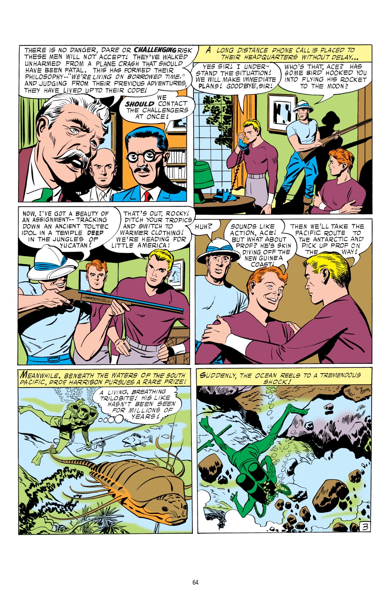 Read online Challengers of the Unknown by Jack Kirby comic -  Issue # TPB (Part 1) - 64