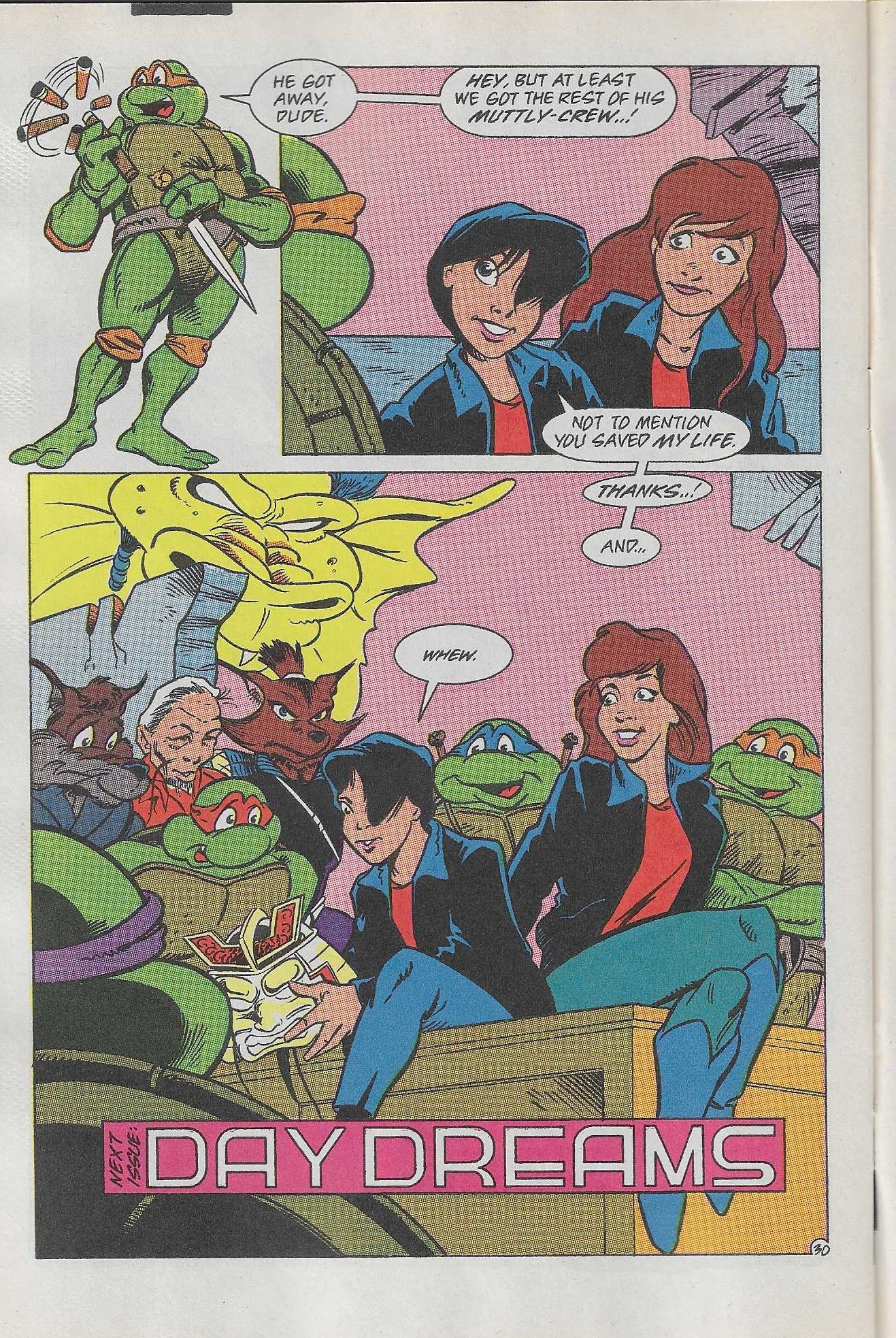 Read online Teenage Mutant Ninja Turtles Adventures (1989) comic -  Issue #30 - 32