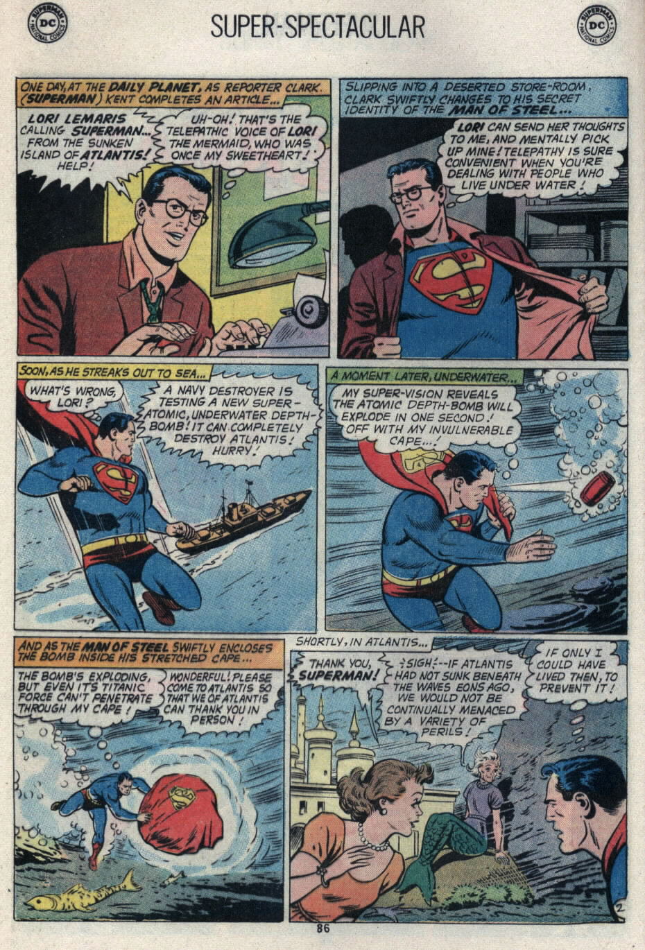 Read online Superman (1939) comic -  Issue #252 - 86