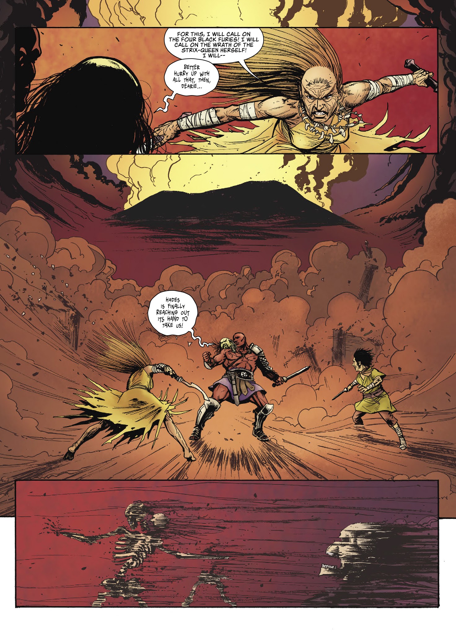 Read online Aquila: The Burning Fields comic -  Issue # TPB - 84