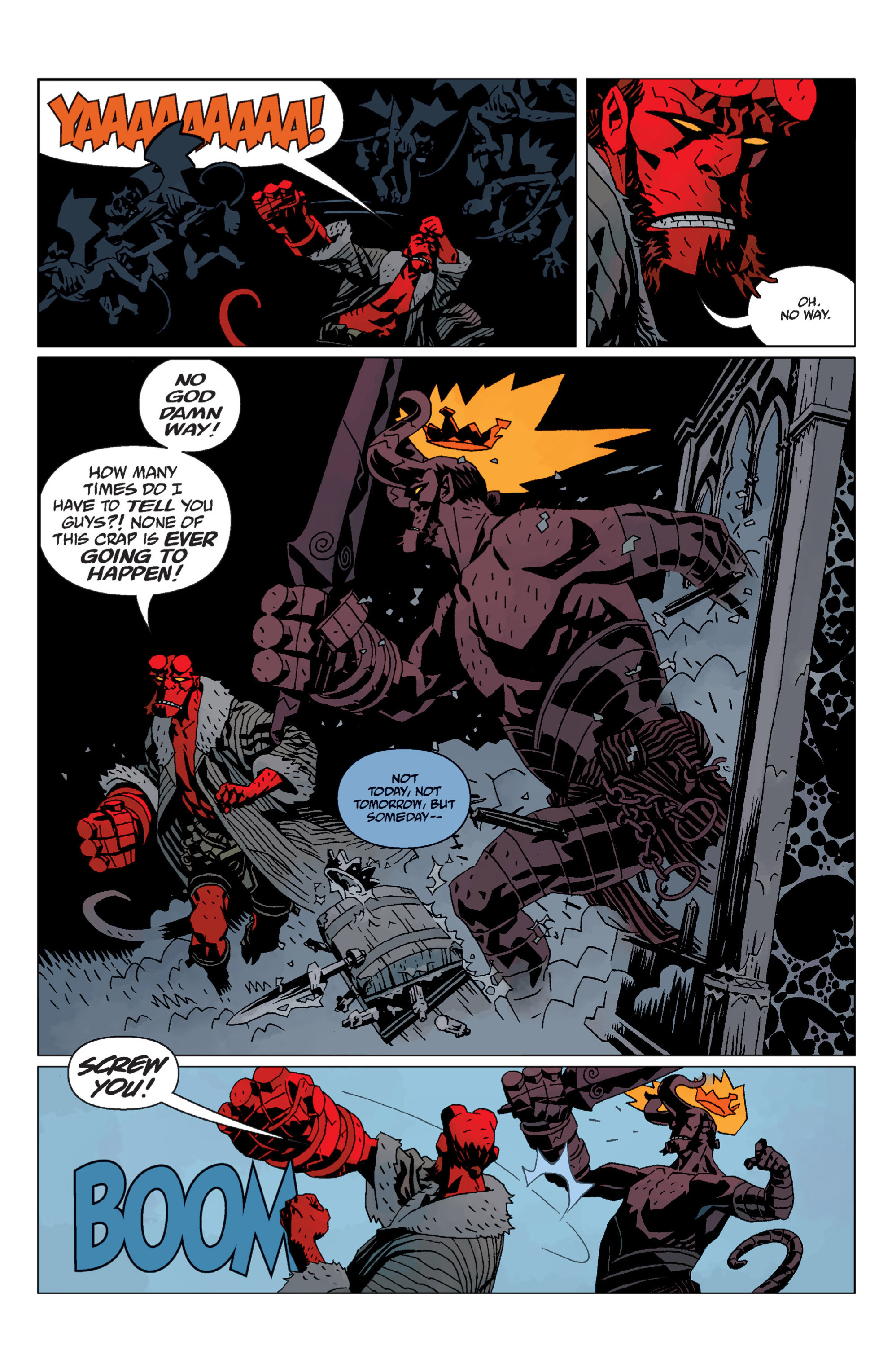 Read online Hellboy comic -  Issue #9 - 149