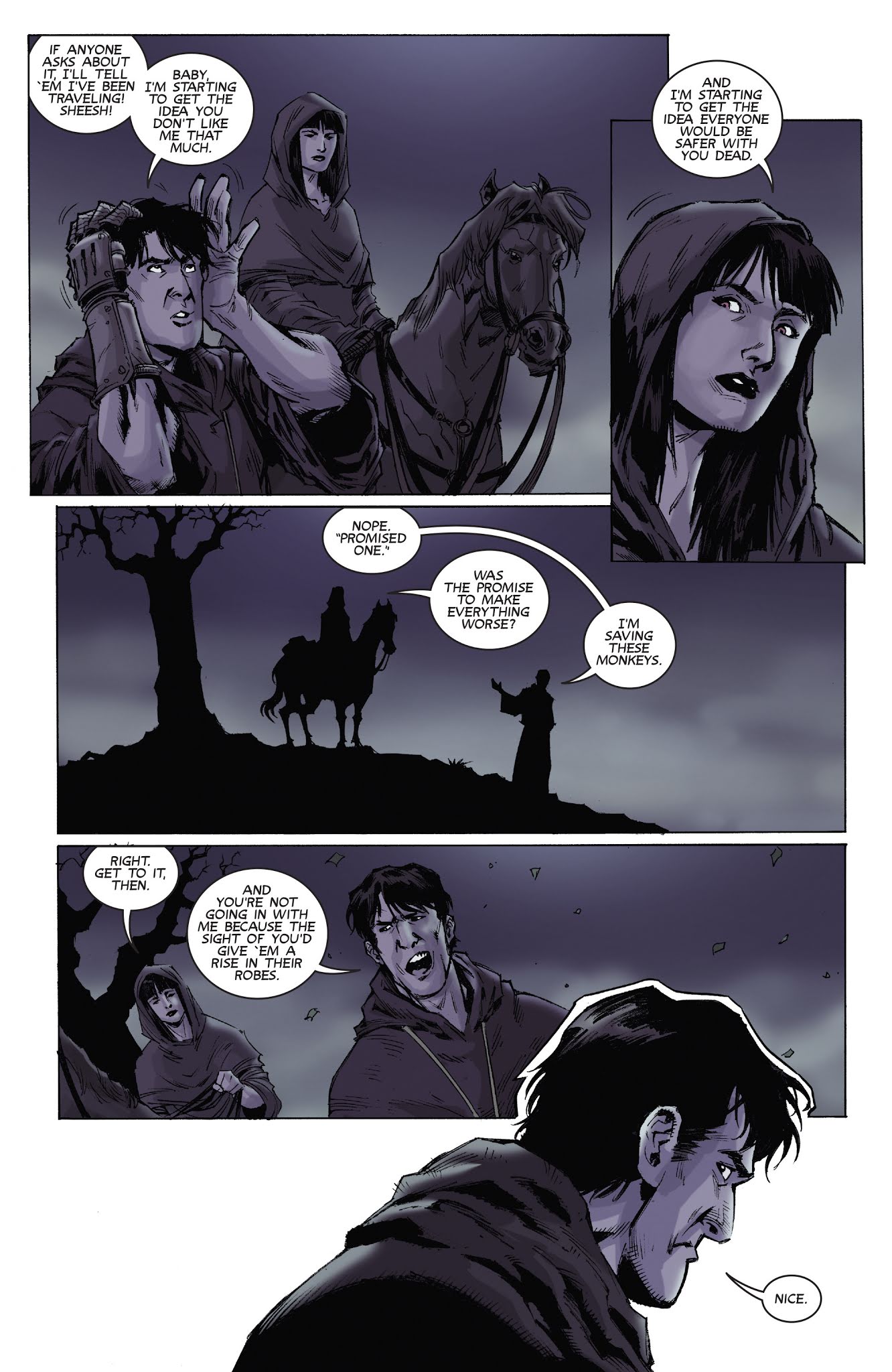 Read online Vampirella/Army of Darkness comic -  Issue #4 - 5