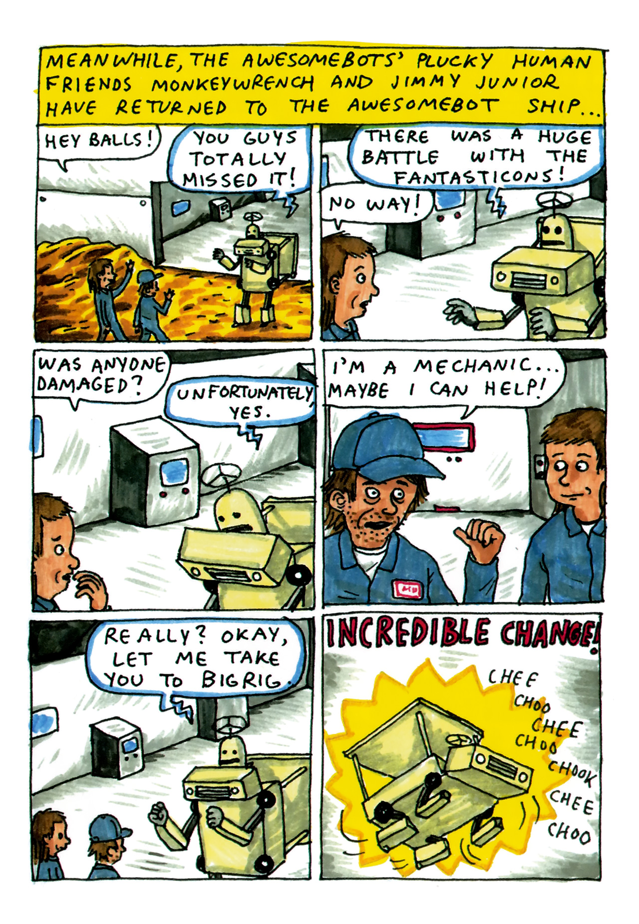 Read online Incredible Change-Bots comic -  Issue # TPB 1 - 65