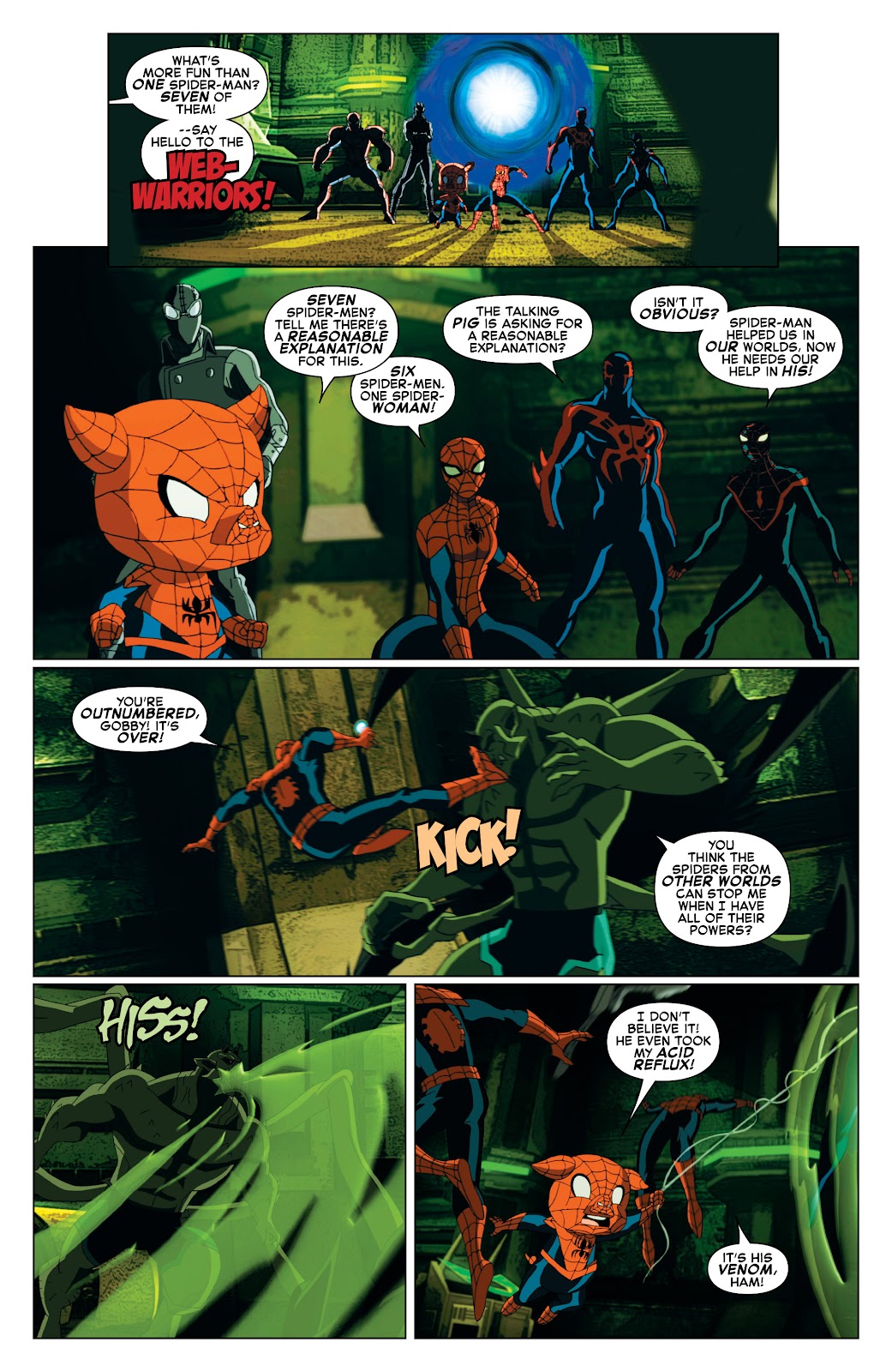 Marvel Universe Ultimate Spider-Man Spider-Verse issue 4 - Page 8