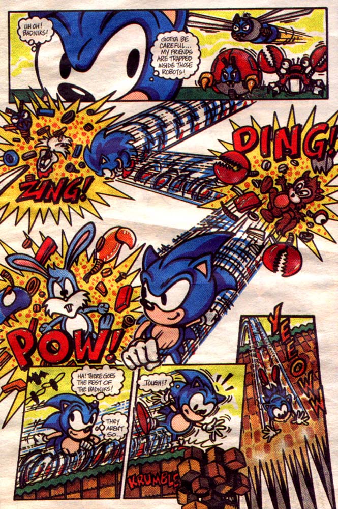 Read online Sonic the Hedgehog (1991) comic -  Issue # Full - 3