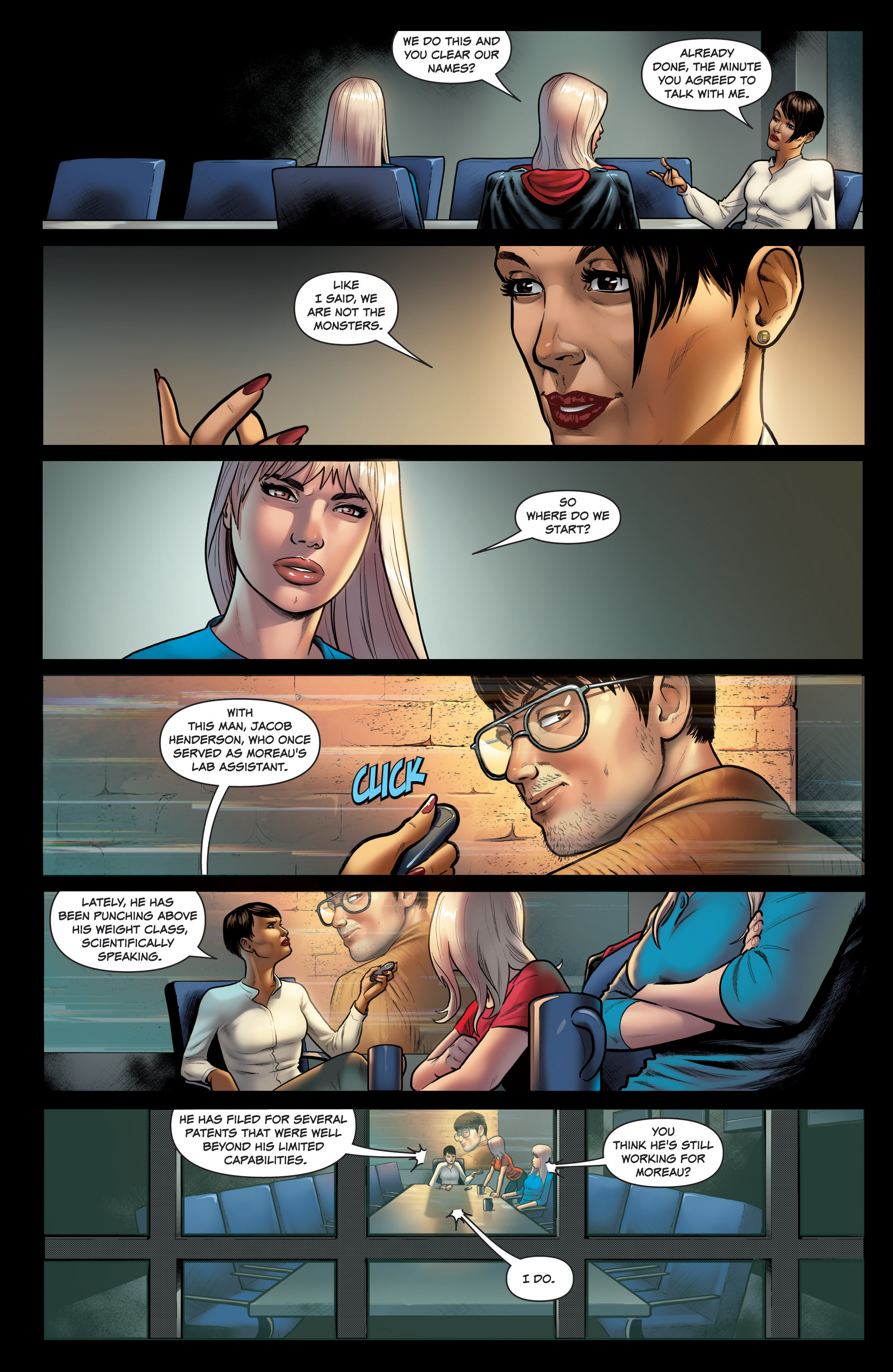 Read online Red Agent: Island of Dr Moreau comic -  Issue #1 - 17