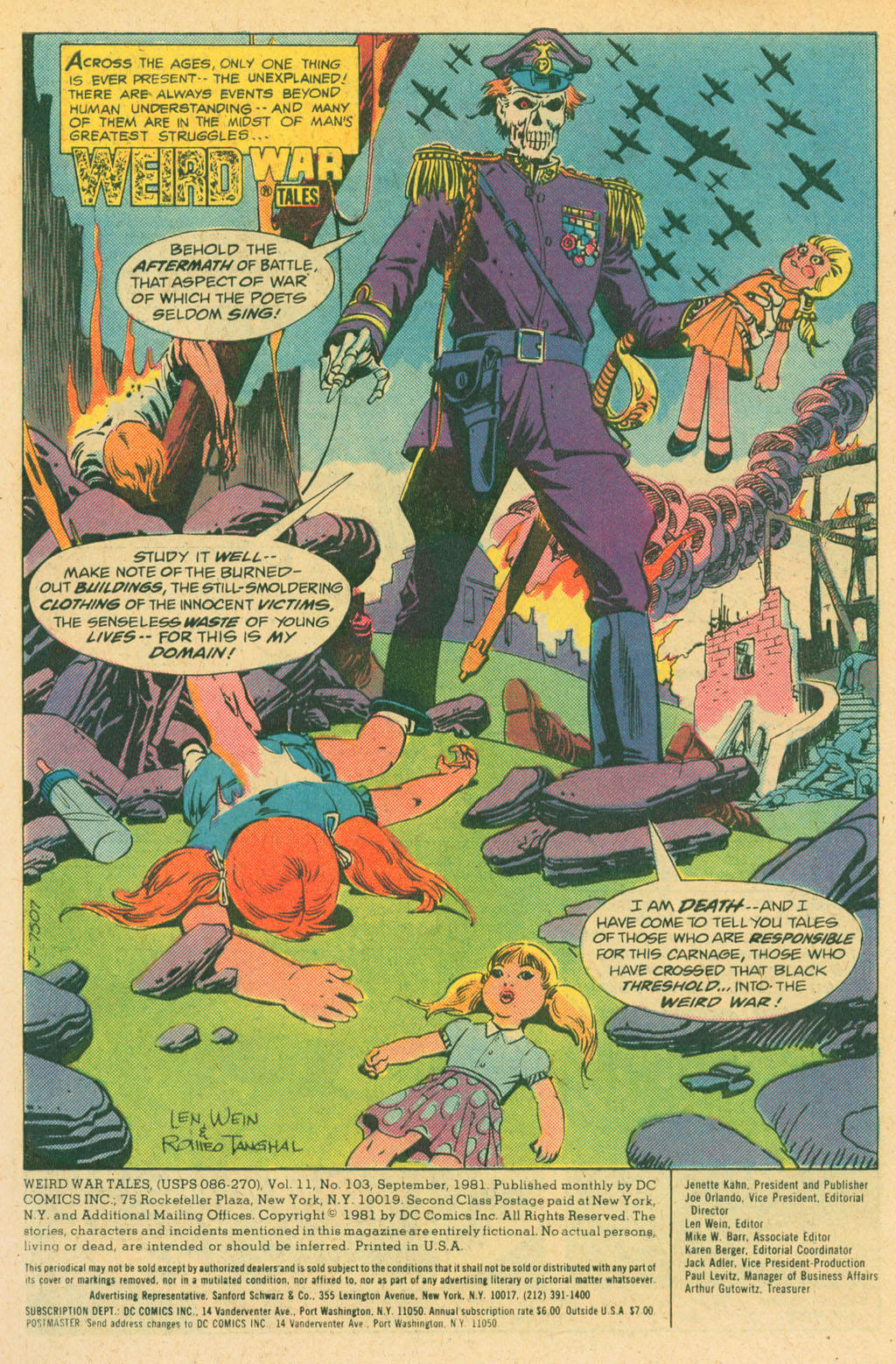 Read online Weird War Tales (1971) comic -  Issue #103 - 3