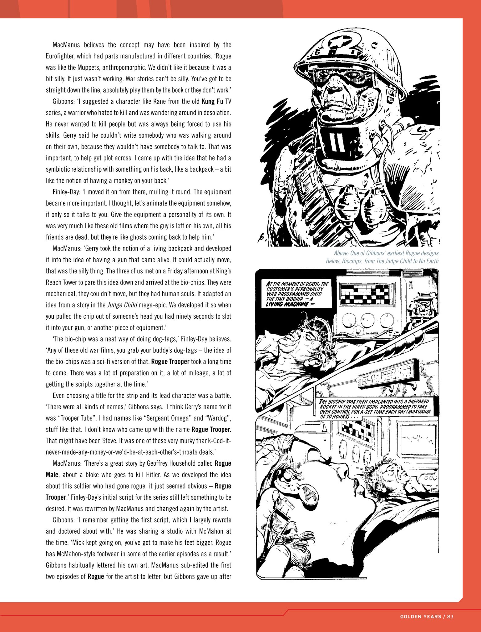 Read online Thrill-Power Overload: Forty Years of 2000 AD: Revised, Updated and Expanded! comic -  Issue # TPB (Part 1) - 84