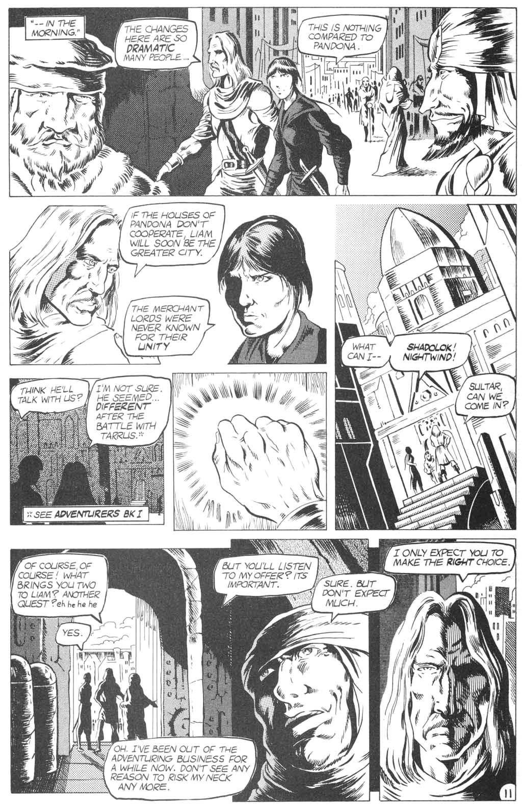 Read online Adventurers (1988) comic -  Issue #1 - 17