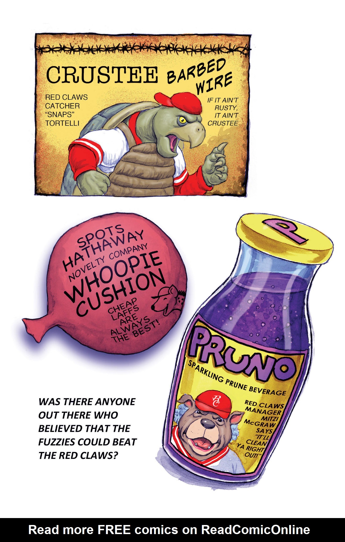 Read online Fuzzy Baseball comic -  Issue #1 - 11