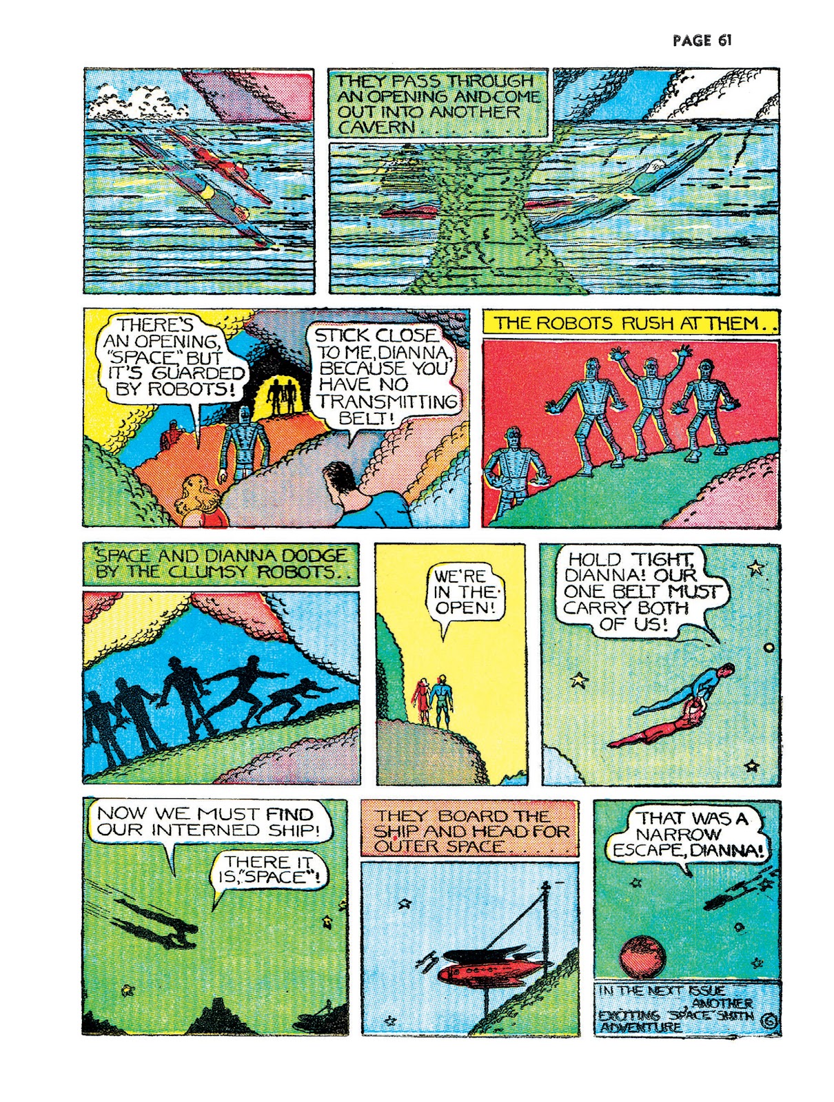 Turn Loose Our Death Rays and Kill Them All!: The Complete Works of Fletcher Hanks issue TPB (Part 1) - Page 91