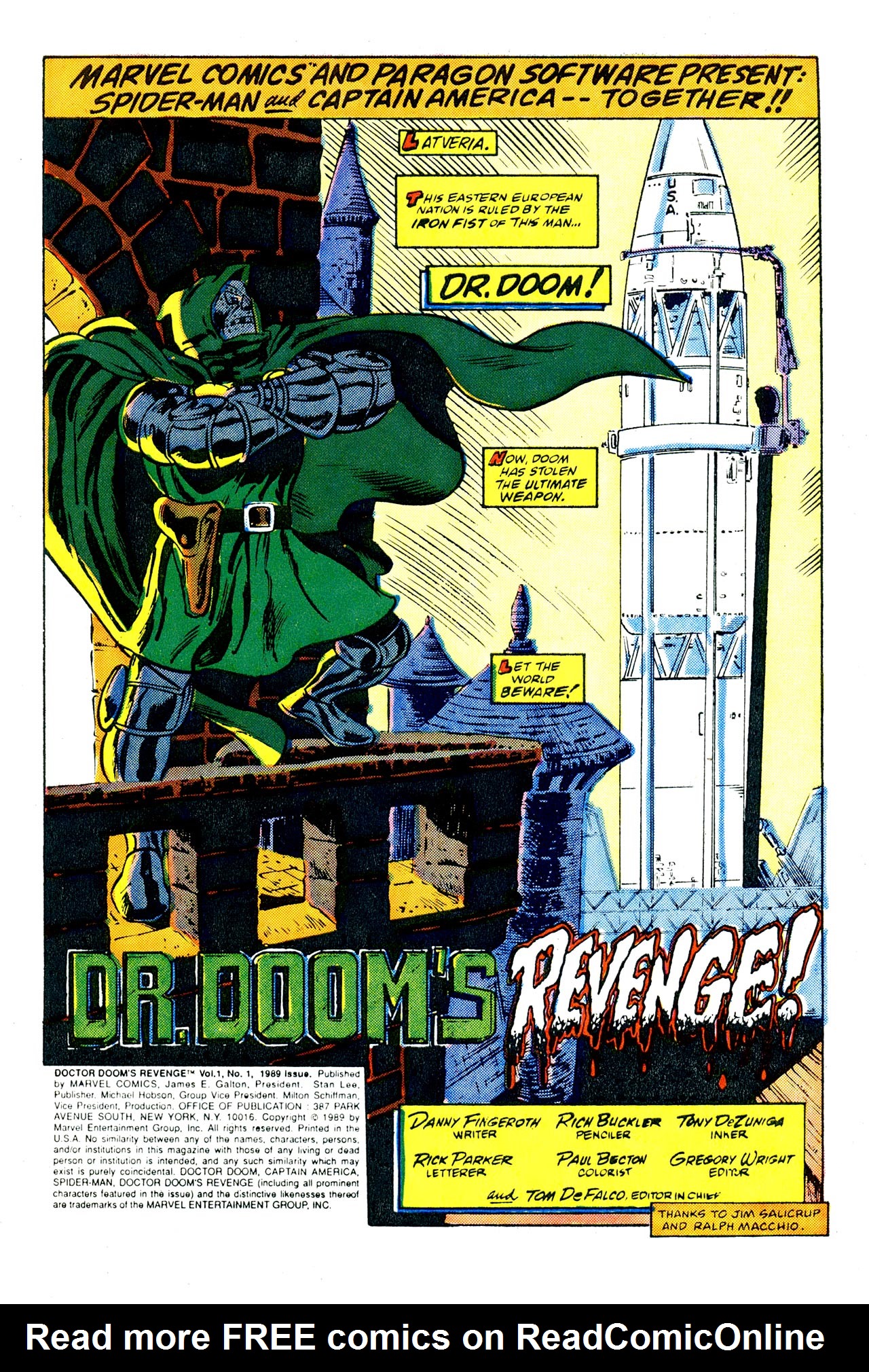Read online Doctor Doom's Revenge comic -  Issue # Full - 3