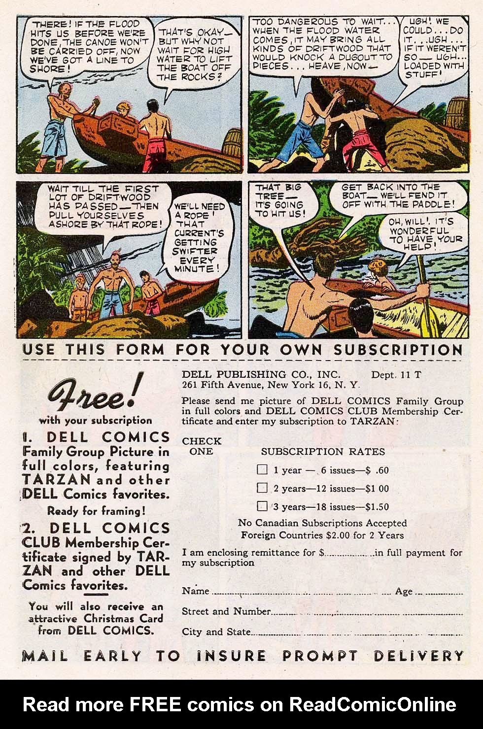 Read online Tarzan (1948) comic -  Issue #18 - 50