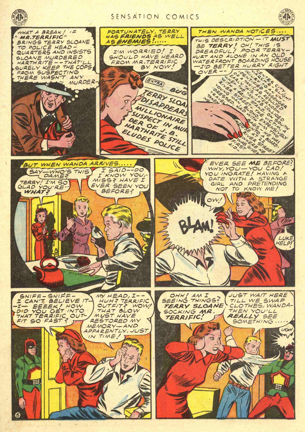Read online Sensation (Mystery) Comics comic -  Issue #39 - 34