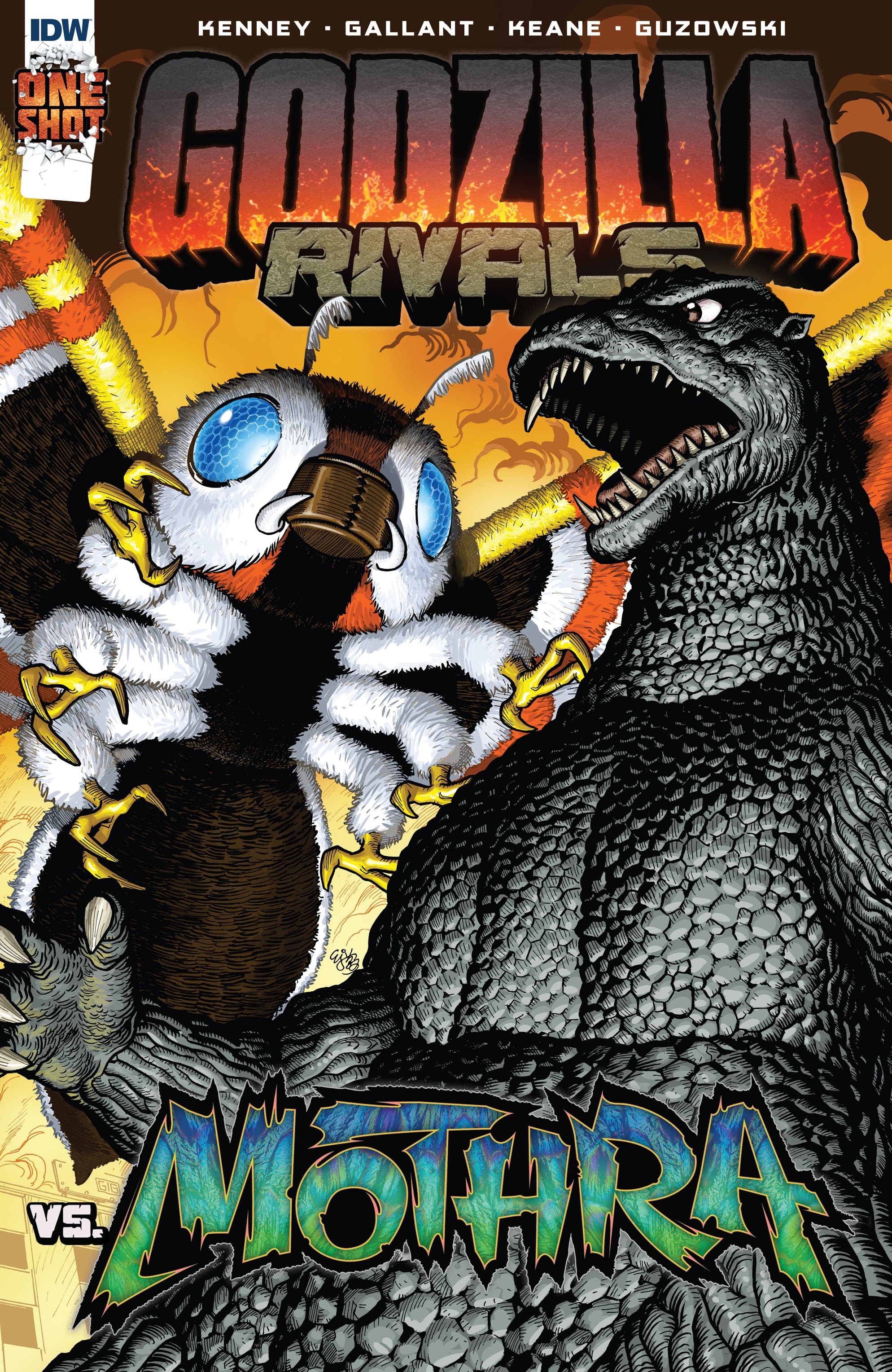 Read online Godzilla Rivals comic -  Issue # Vs. Mothra - 1