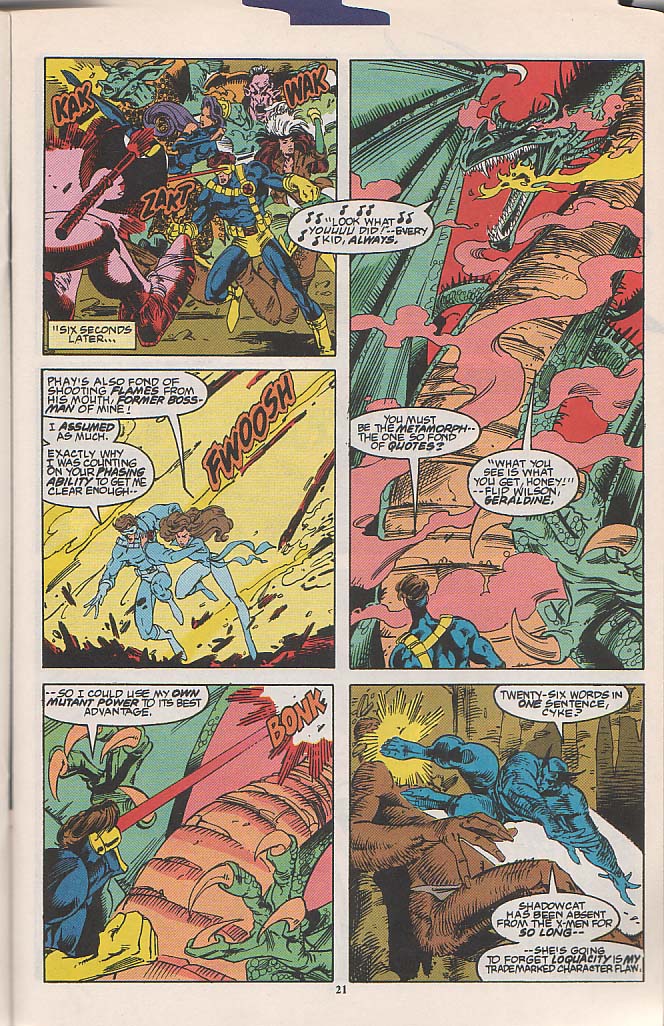 Read online Excalibur (1988) comic -  Issue #58 - 16