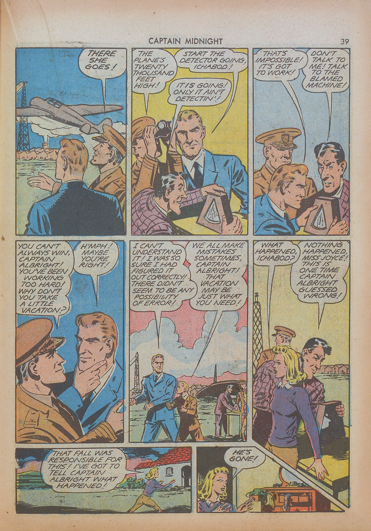 Read online Captain Midnight (1942) comic -  Issue #8 - 39