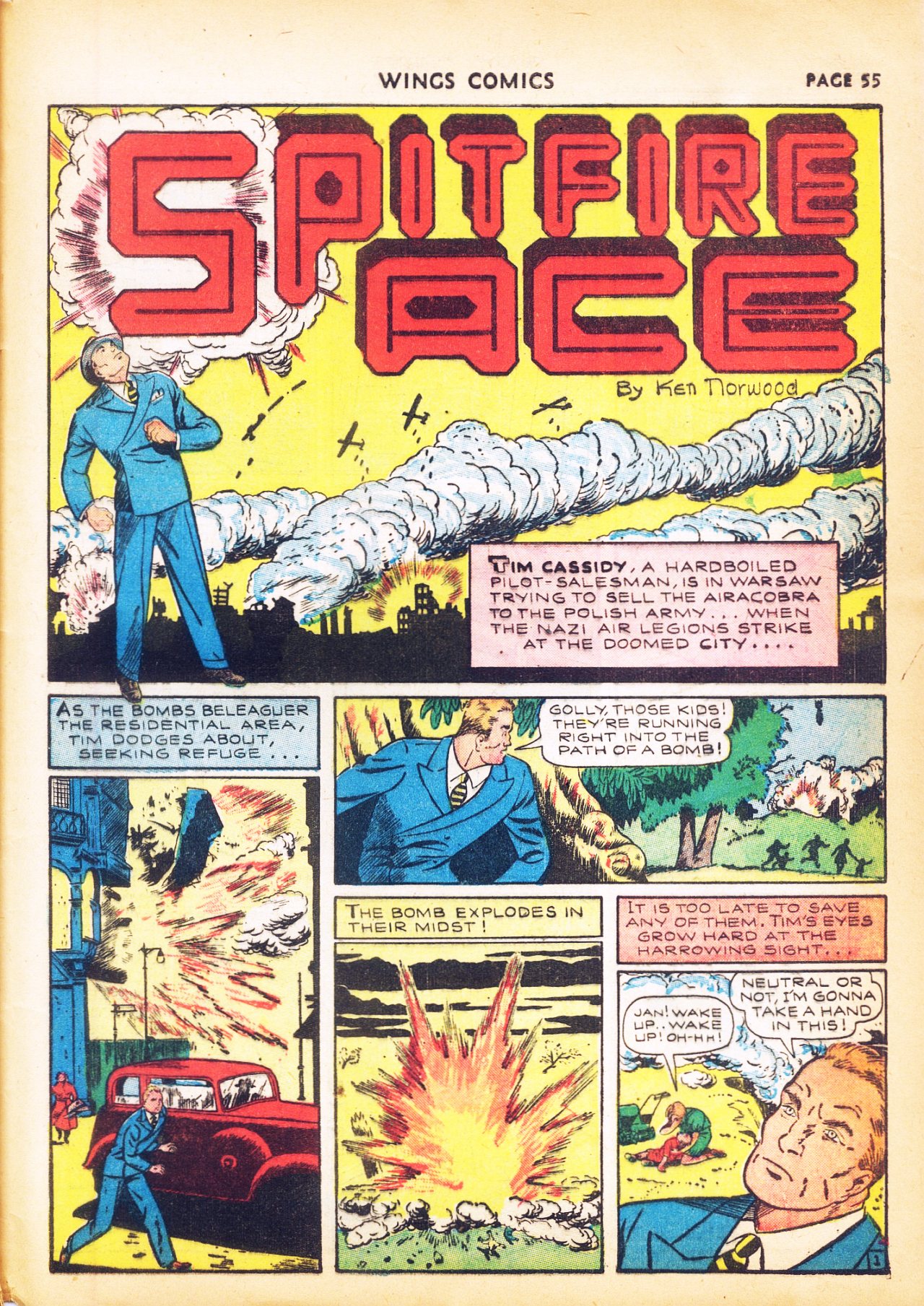 Read online Wings Comics comic -  Issue #4 - 57