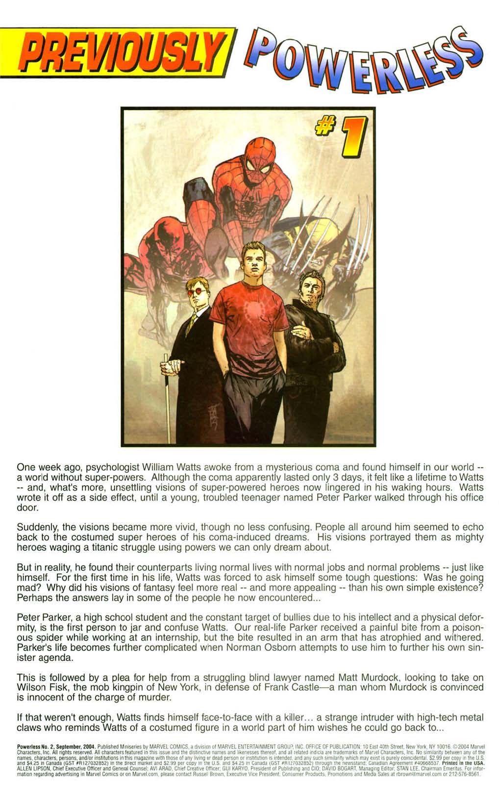 Read online Powerless comic -  Issue #2 - 2