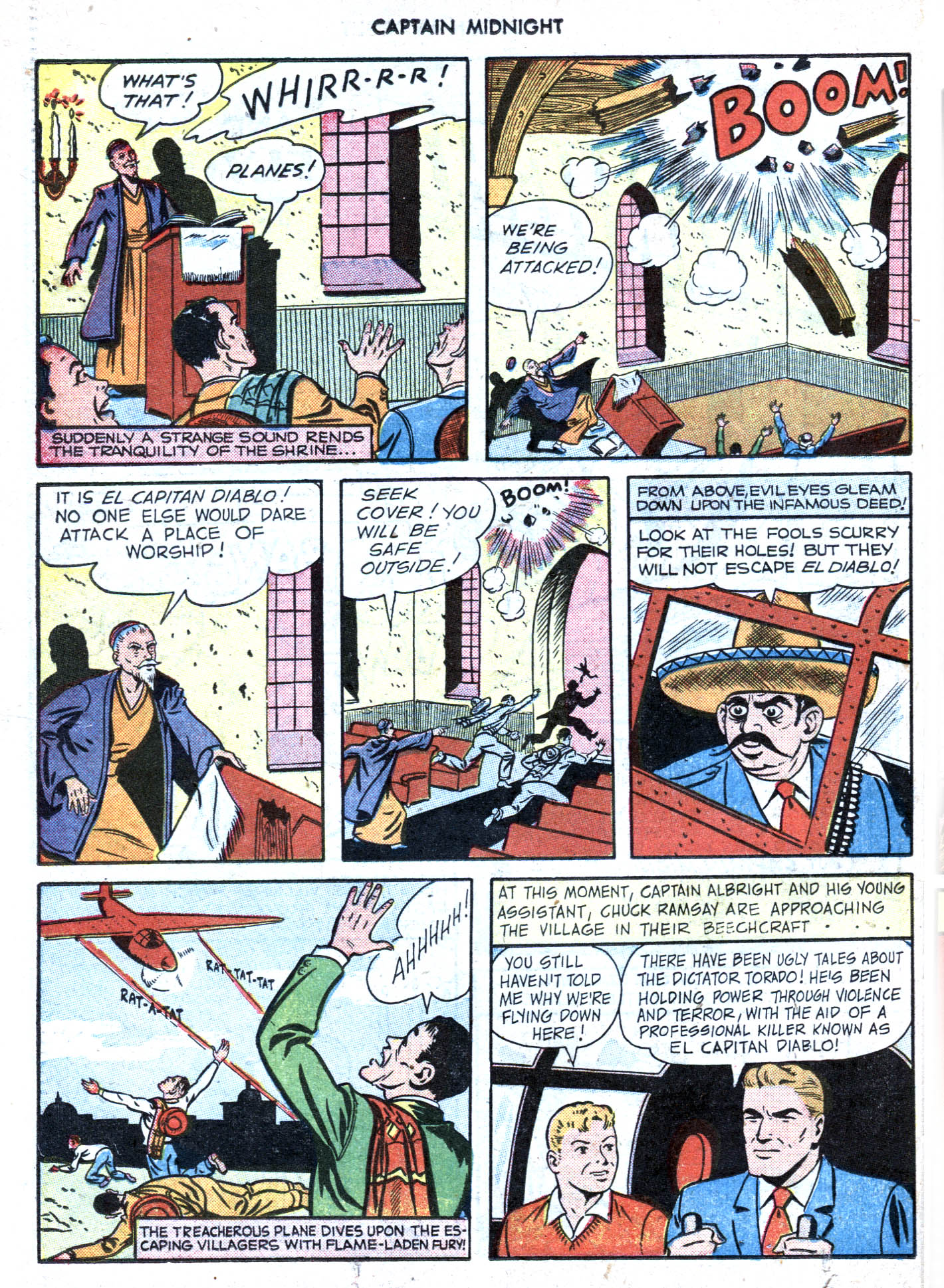 Read online Captain Midnight (1942) comic -  Issue #54 - 38
