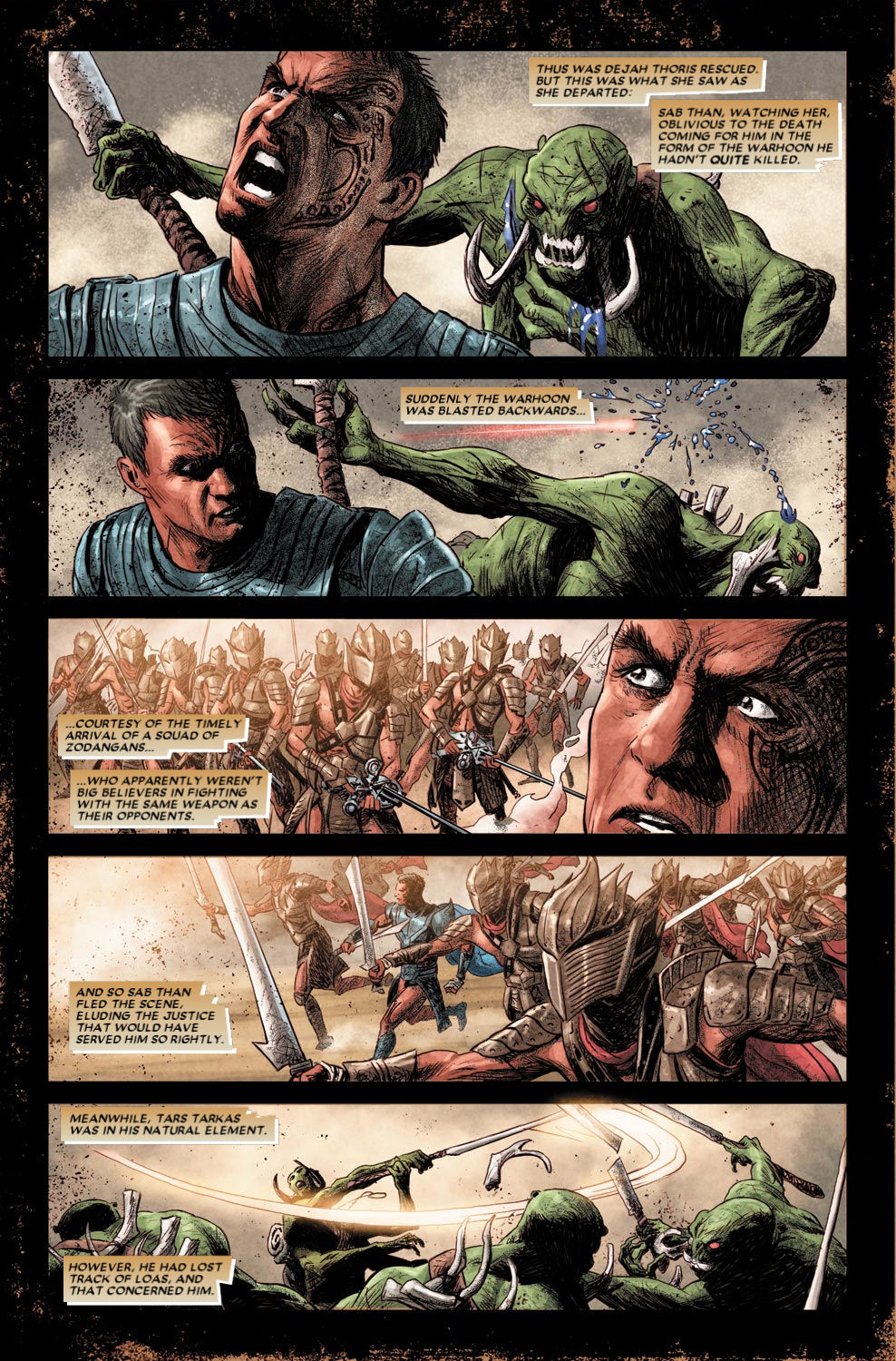 Read online John Carter: The World of Mars comic -  Issue #4 - 14