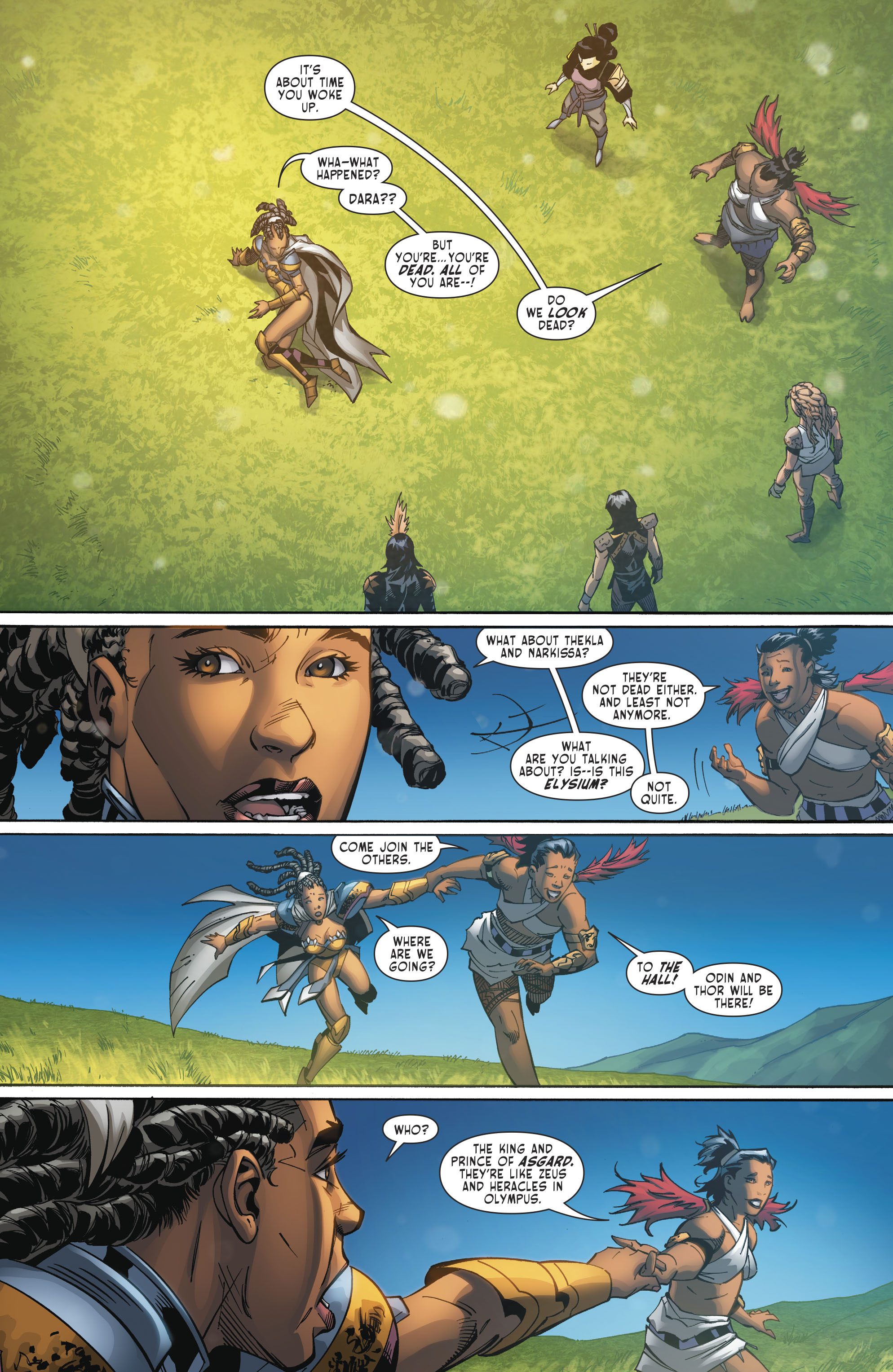 Read online The Odyssey of the Amazons comic -  Issue #4 - 4