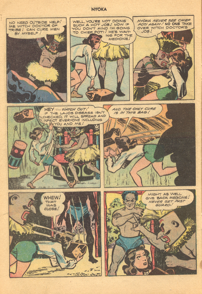Read online Nyoka the Jungle Girl (1945) comic -  Issue #14 - 16