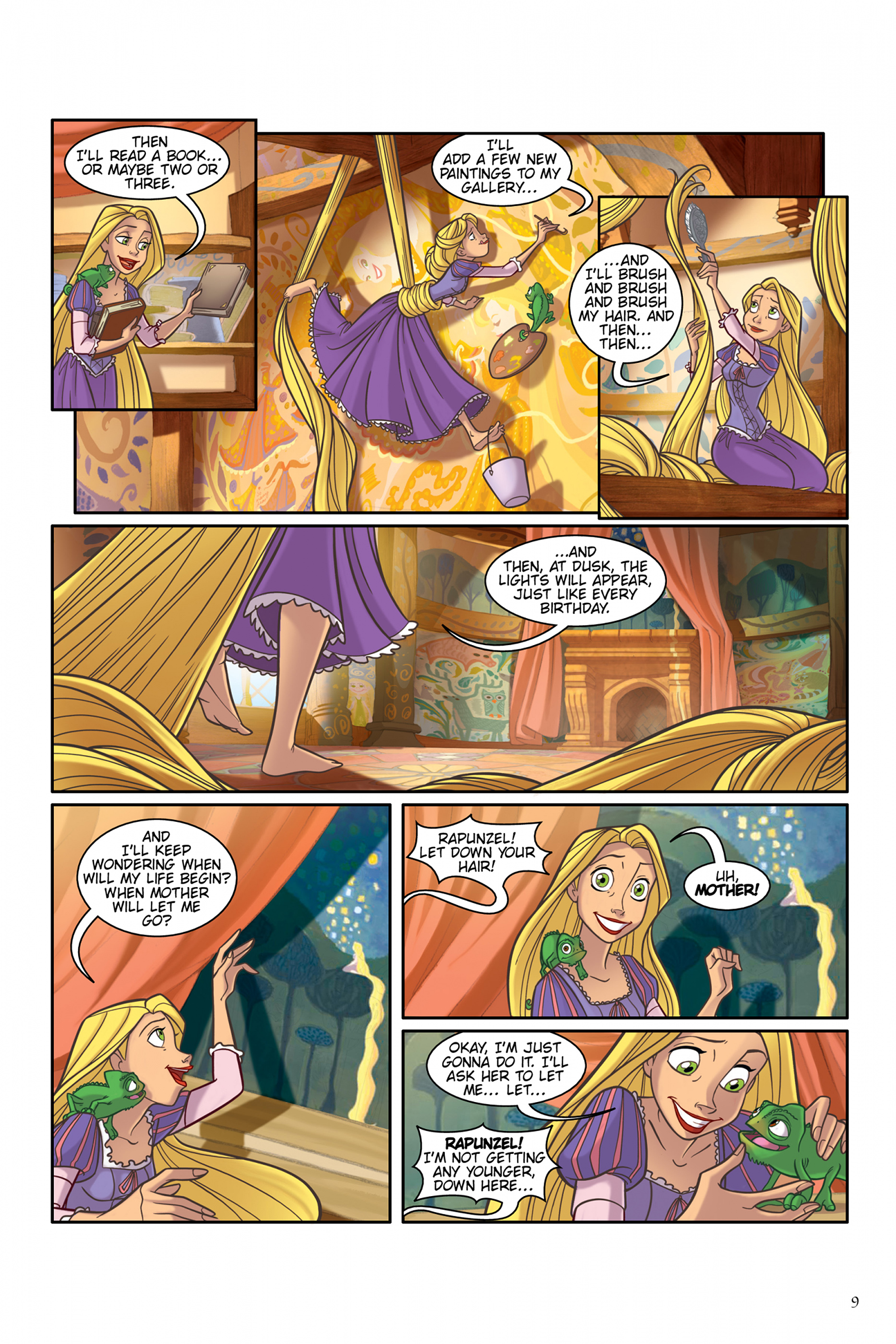 Read online Disney Tangled: The Story of the Movie in Comics comic -  Issue # Full - 11