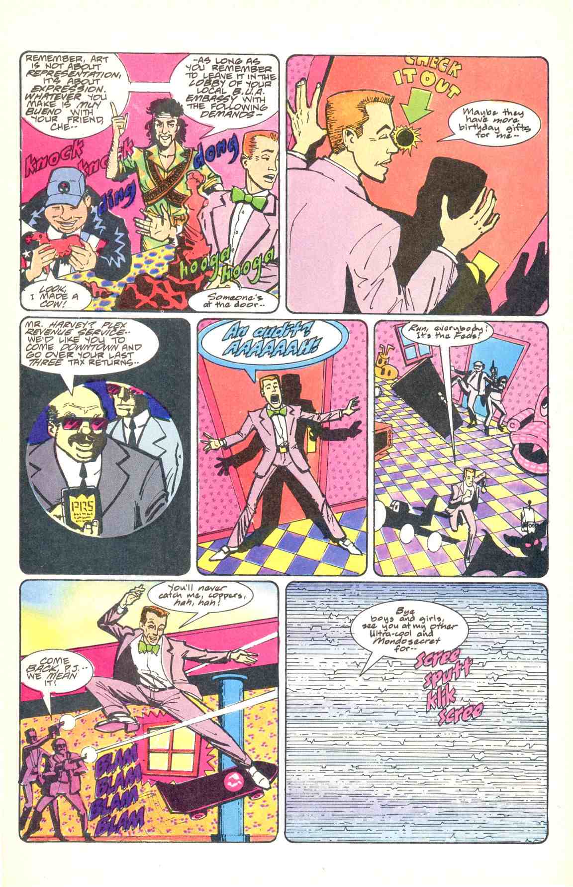 Read online Howard Chaykin's American Flagg comic -  Issue #10 - 32