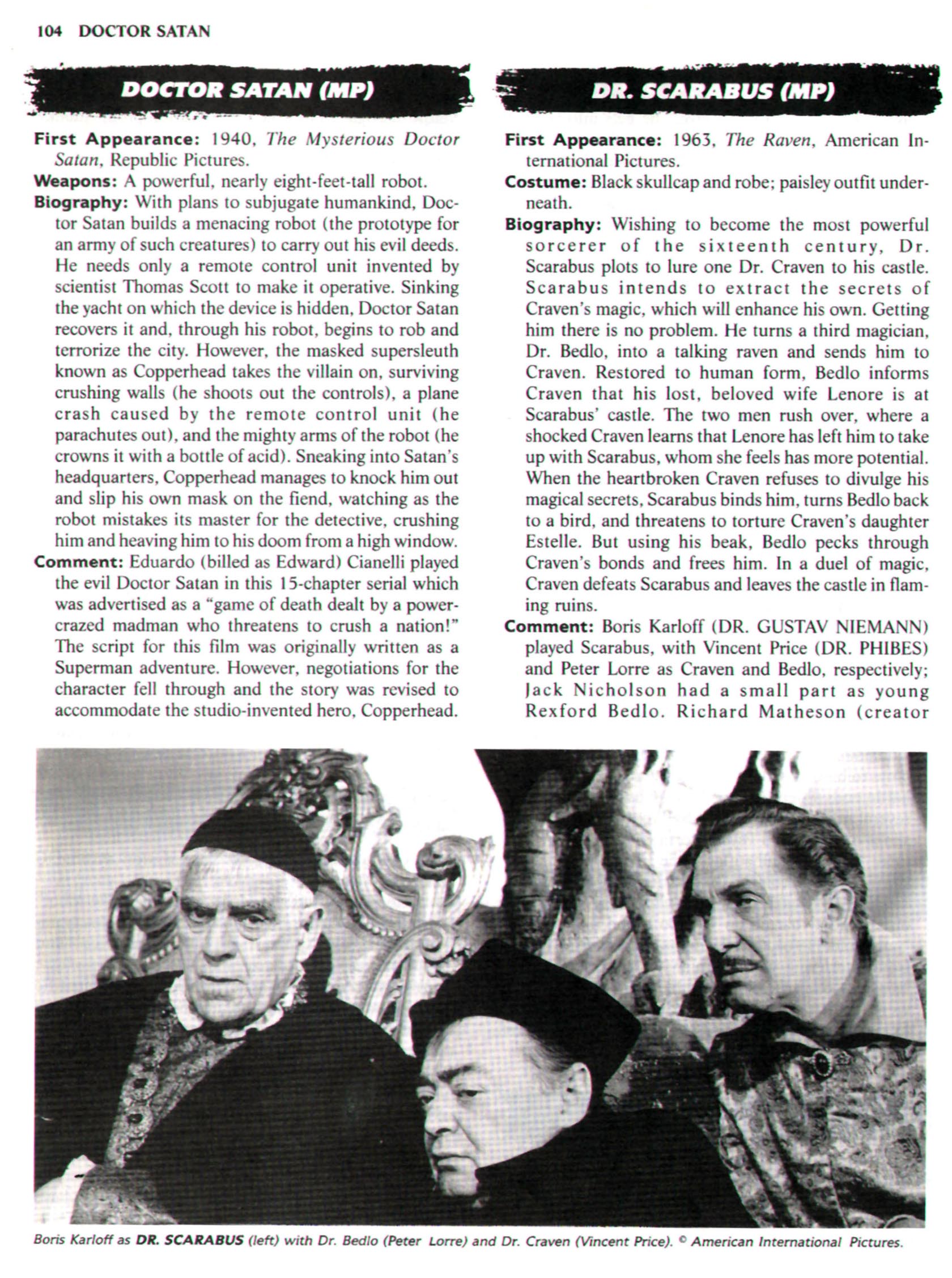 Read online The Encyclopedia of Super Villains comic -  Issue # TPB (Part 1) - 122