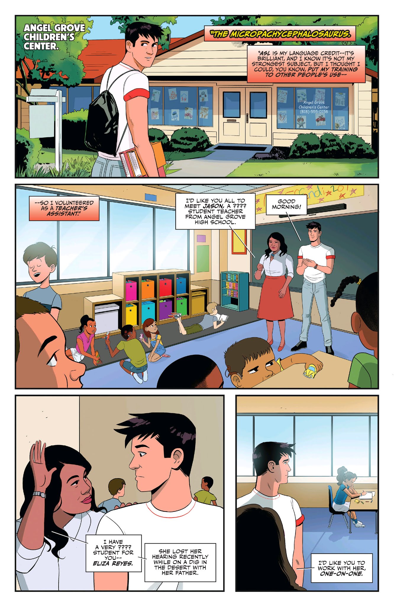 Read online Saban's Go Go Power Rangers: Back To School comic -  Issue # Full - 5